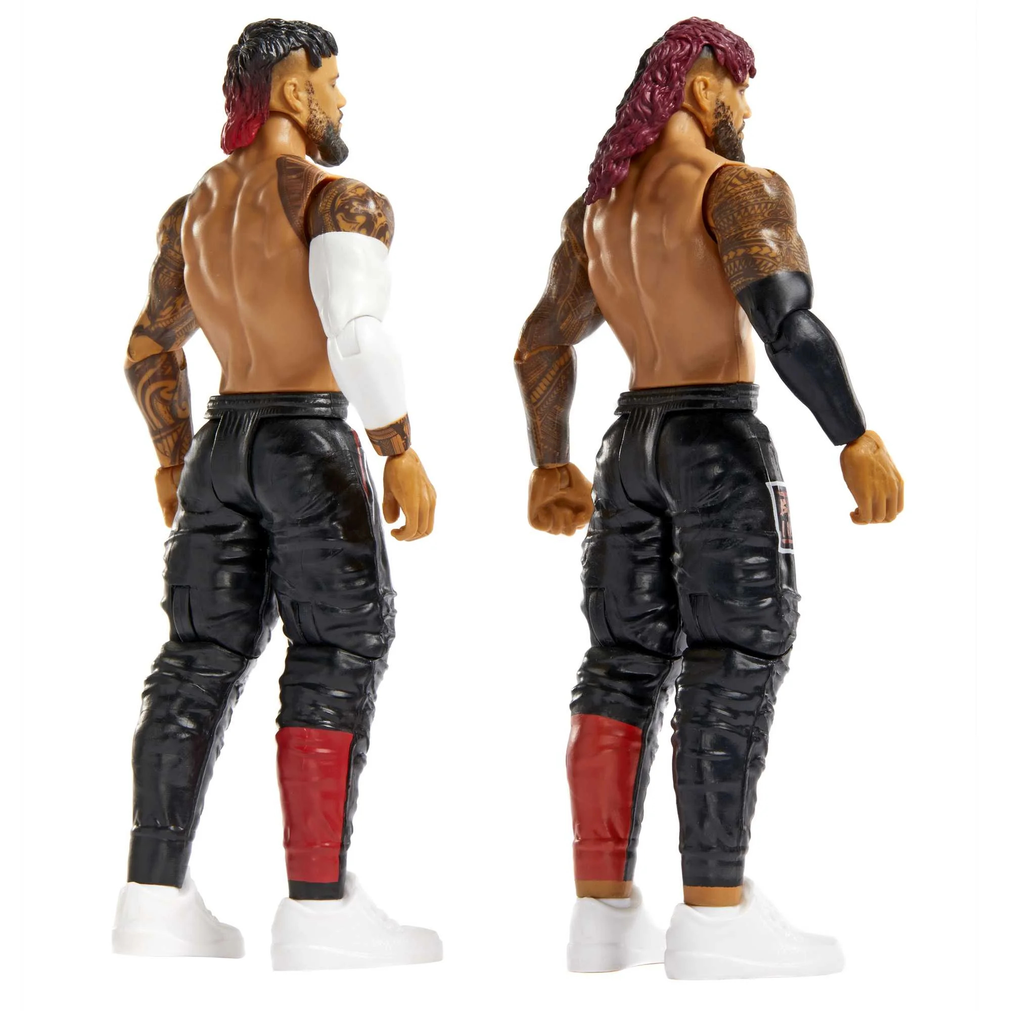 WWE Championship Showdown Jimmy Uso & Jey Uso Action Figures, 2 Pack with Championship (6-inch)