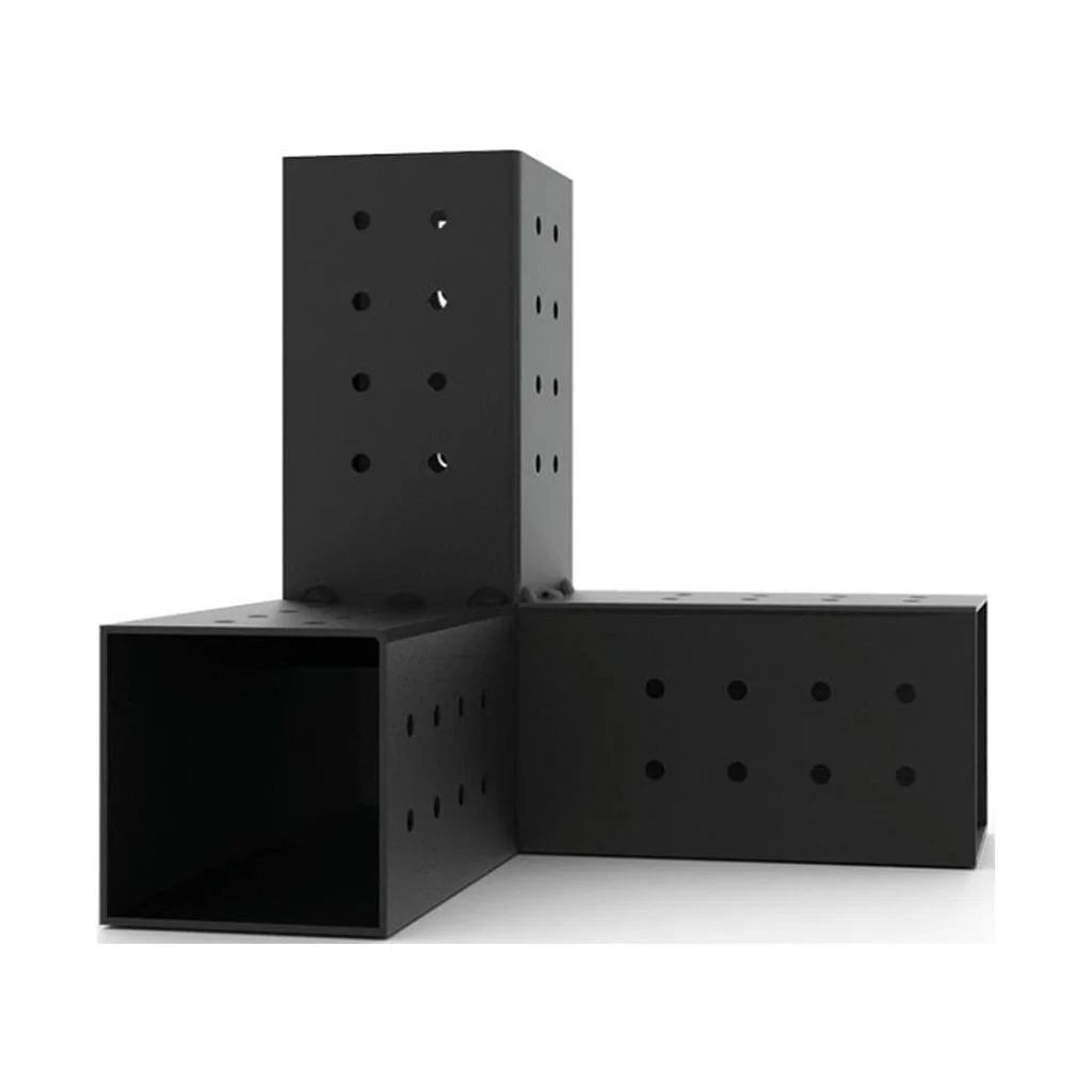 TRIO 3 Arm Pergola Corner Bracket for 4x4 Wood Posts | 2 Pack