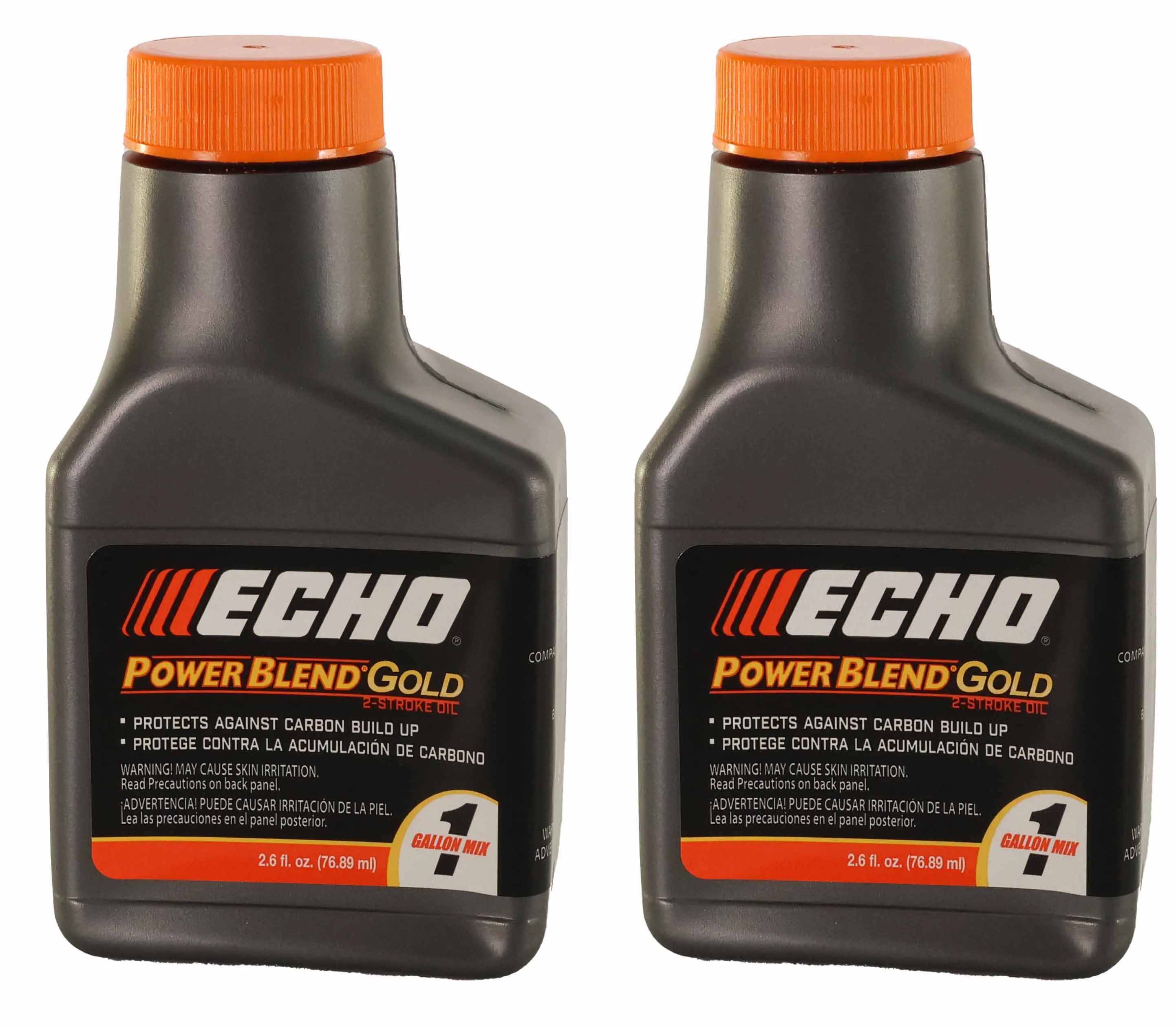 Echo Original Equipment 2-PACK Power Blend Gold Oil Mix 50:1 (2.6 fl oz Bottles) - 6450001