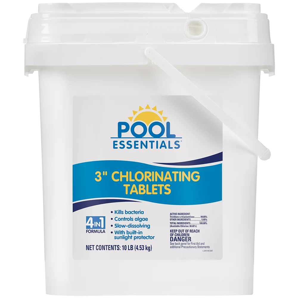 Pool Essentials 3-Inch Chlorine Tablets for Swimming Pools, 10 lbs