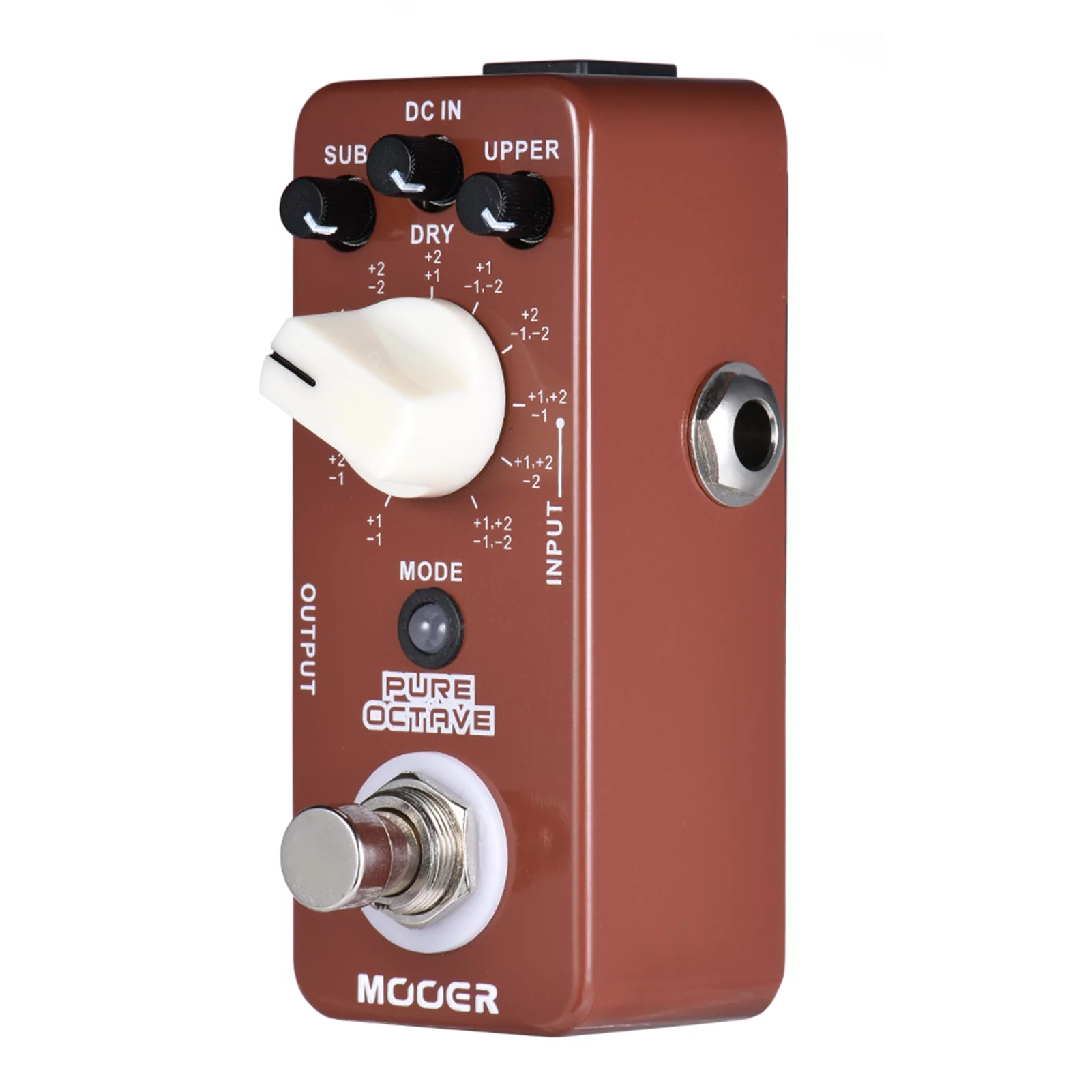 MOOER PURE OCTAVE  Octave Guitar Effect Pedal , 11 Octave Modes, True Bypass, Full Metal Shell, Perfect for Guitar Enthusiasts