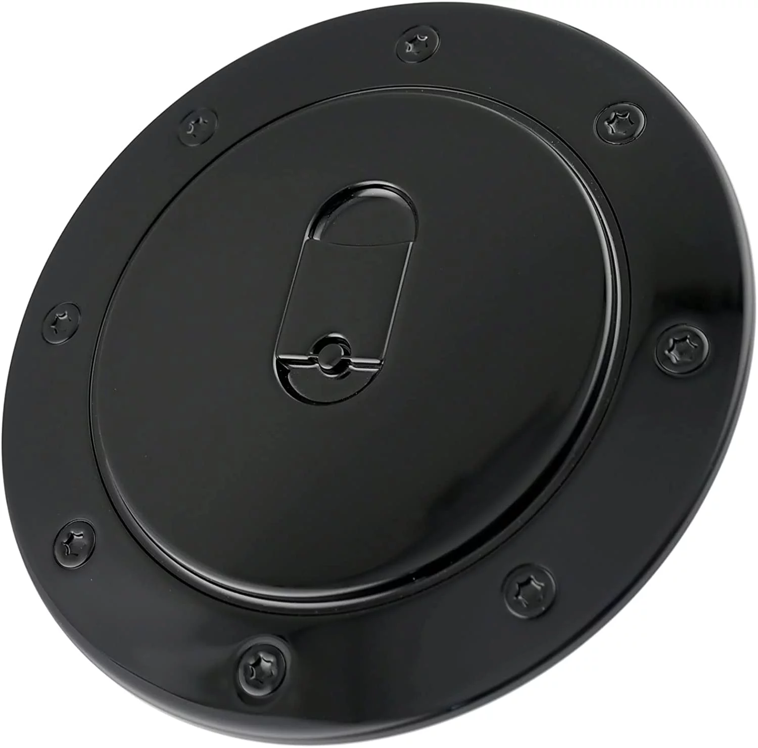 Fuel Tank Cap Fits for Chevy Silverado 1500 2500 2500HD 3500 Suburban Avalanche 1500 2500 Tahoe, GMC Sierra 1500HD 2500HD 3500HD Yukon XL, Cadillac Escalade SUV ESV- Gas Door Cover (Black)