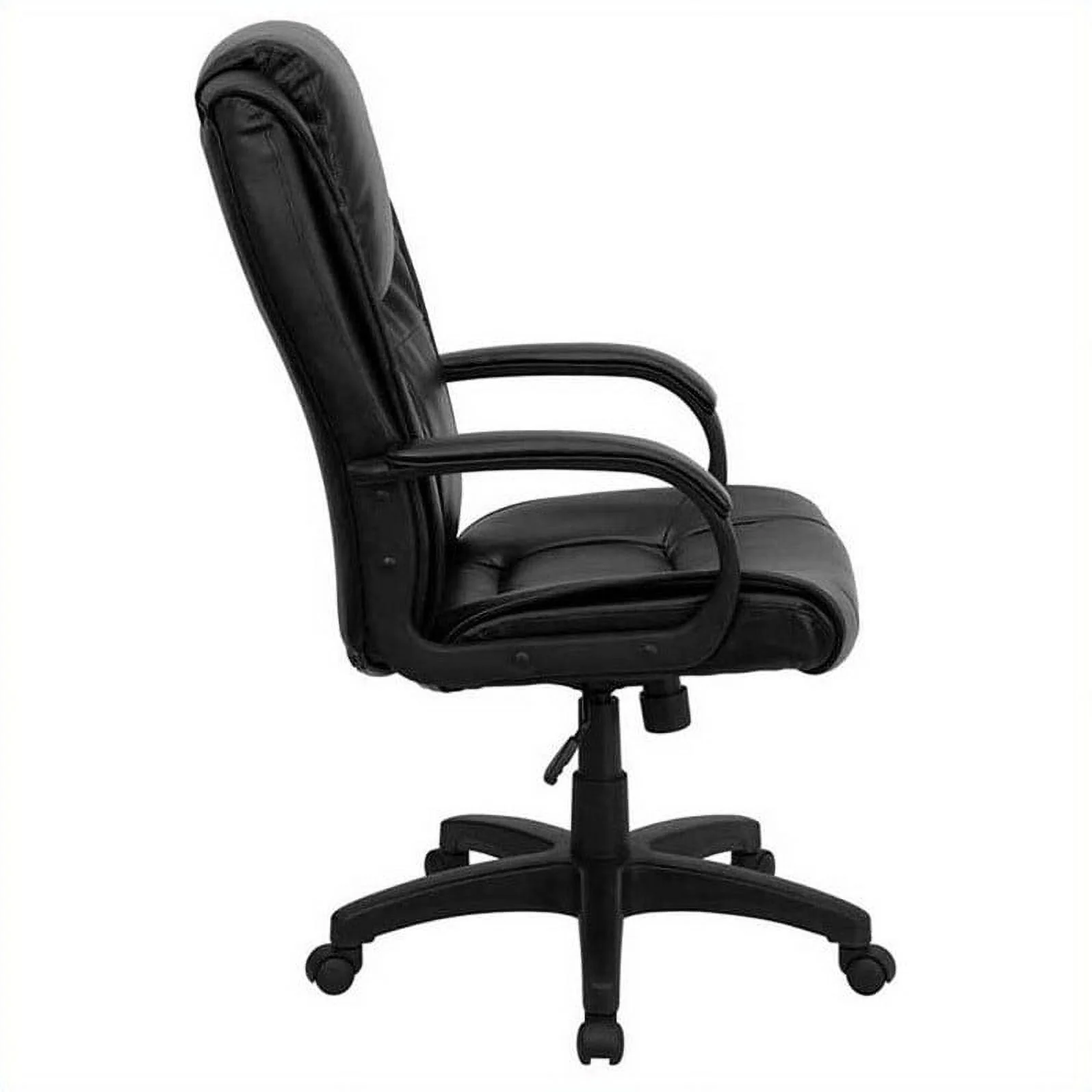 Scranton & Co Modern High Back Executive Office Chair in Black