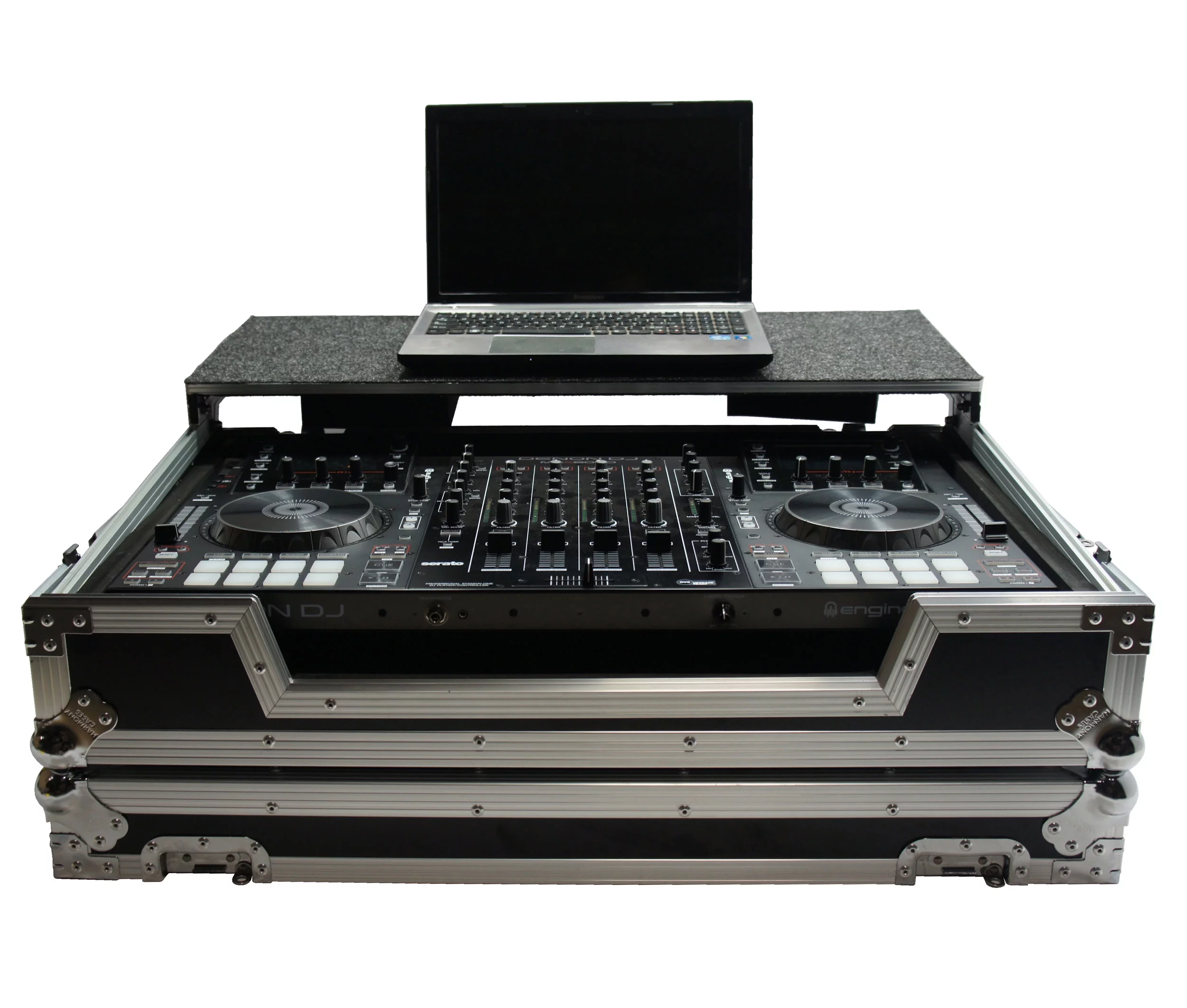 Harmony HCMCX8000LT Glide Laptop Stand DJ Case for Denon MCX8000