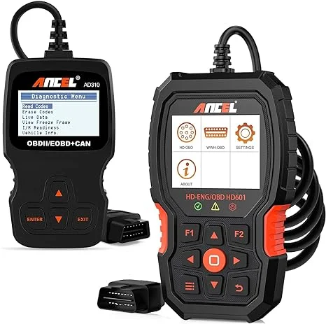 ANCEL HD601 with ANCEL AD310 Code Reader Full System Heavy Duty Truck Scanner