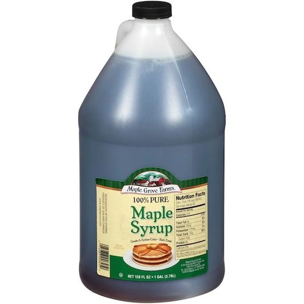 Maple Grove 100 Percent Pure Maple Syrup, 1 Gallon -- 4 per Case.