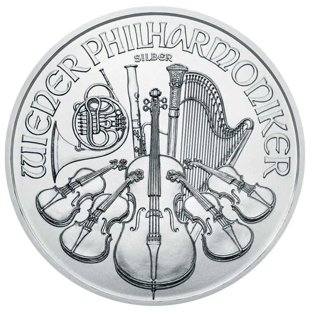 Lot of 20 - 2023 1.50 Euro Silver Austrian Philharmonic 1 oz BU