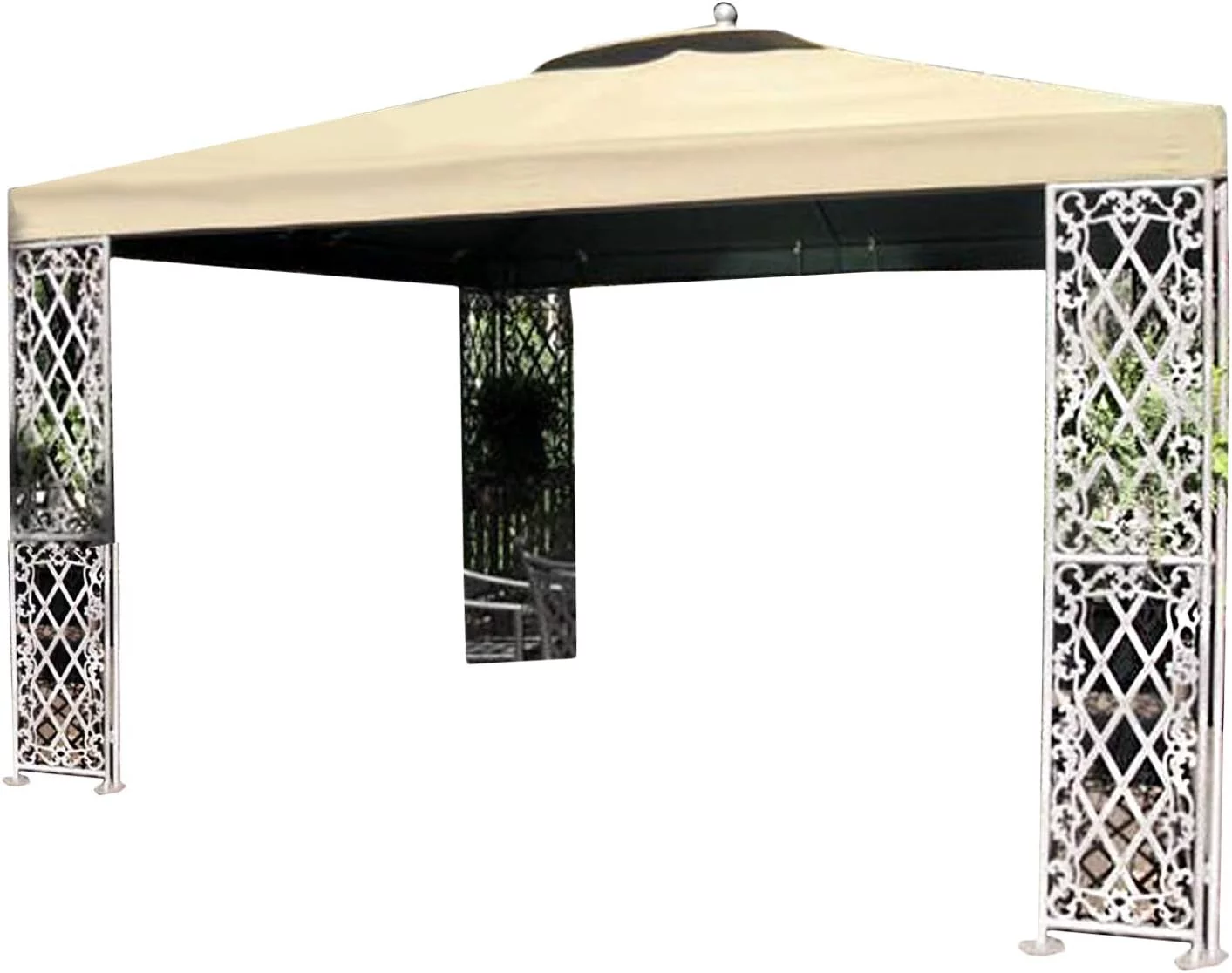 12 X 12 Lattice Gazebo Replacement Canopy Top Cover - Riplock 500