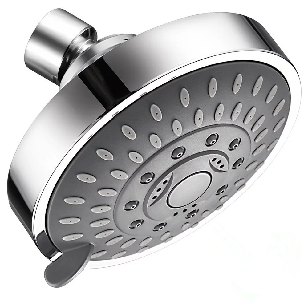 Bnnlsa ShowerTop Head 4 Spray Inch Head Shower High Adjustable Shower 5-Setting Pressure Bathroom Products