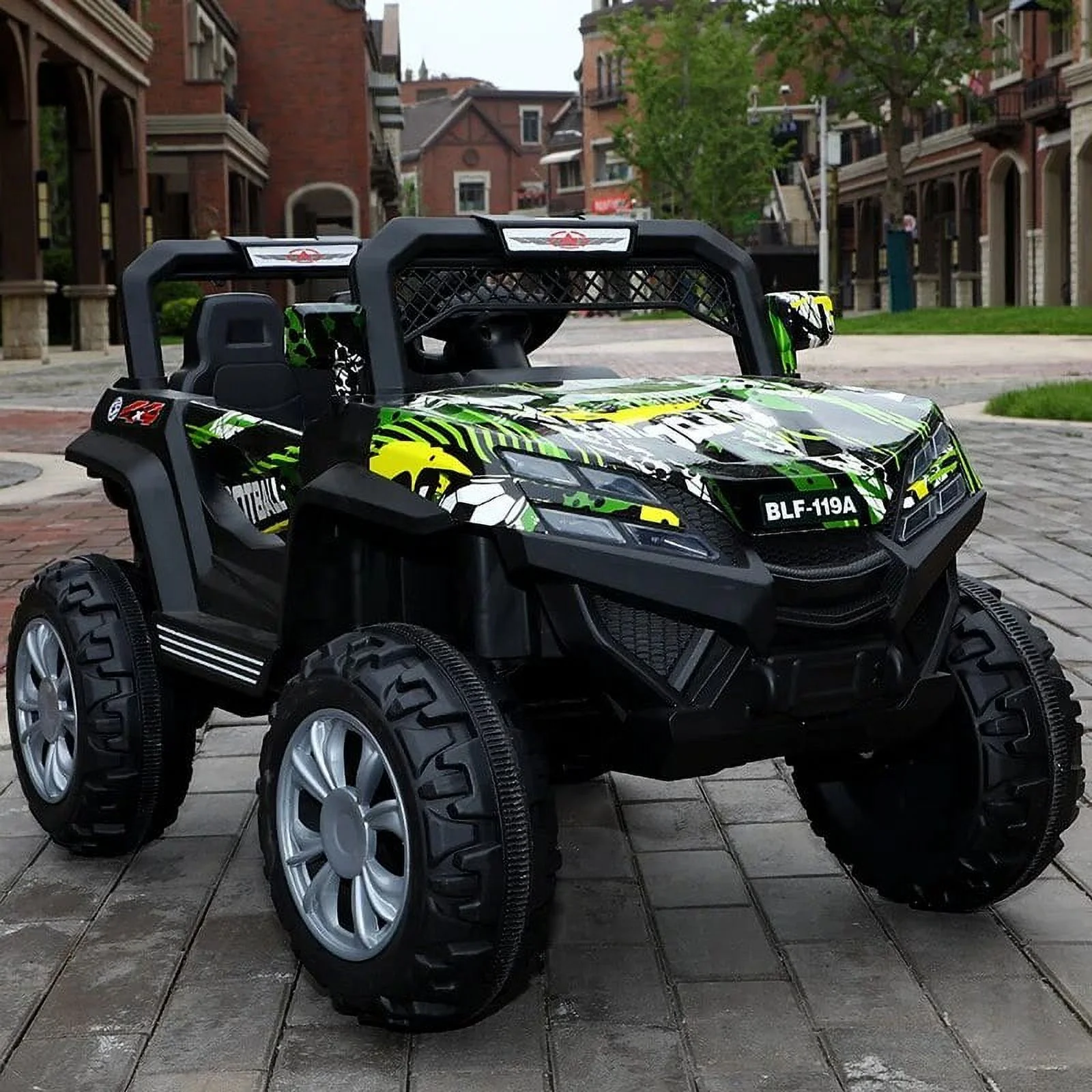 Kids Electric Cars Four-wheel Drive 0-6 Years Old Children Riding Game Toy Off-road Vehicle 12V Electric Car for Kids Ride On