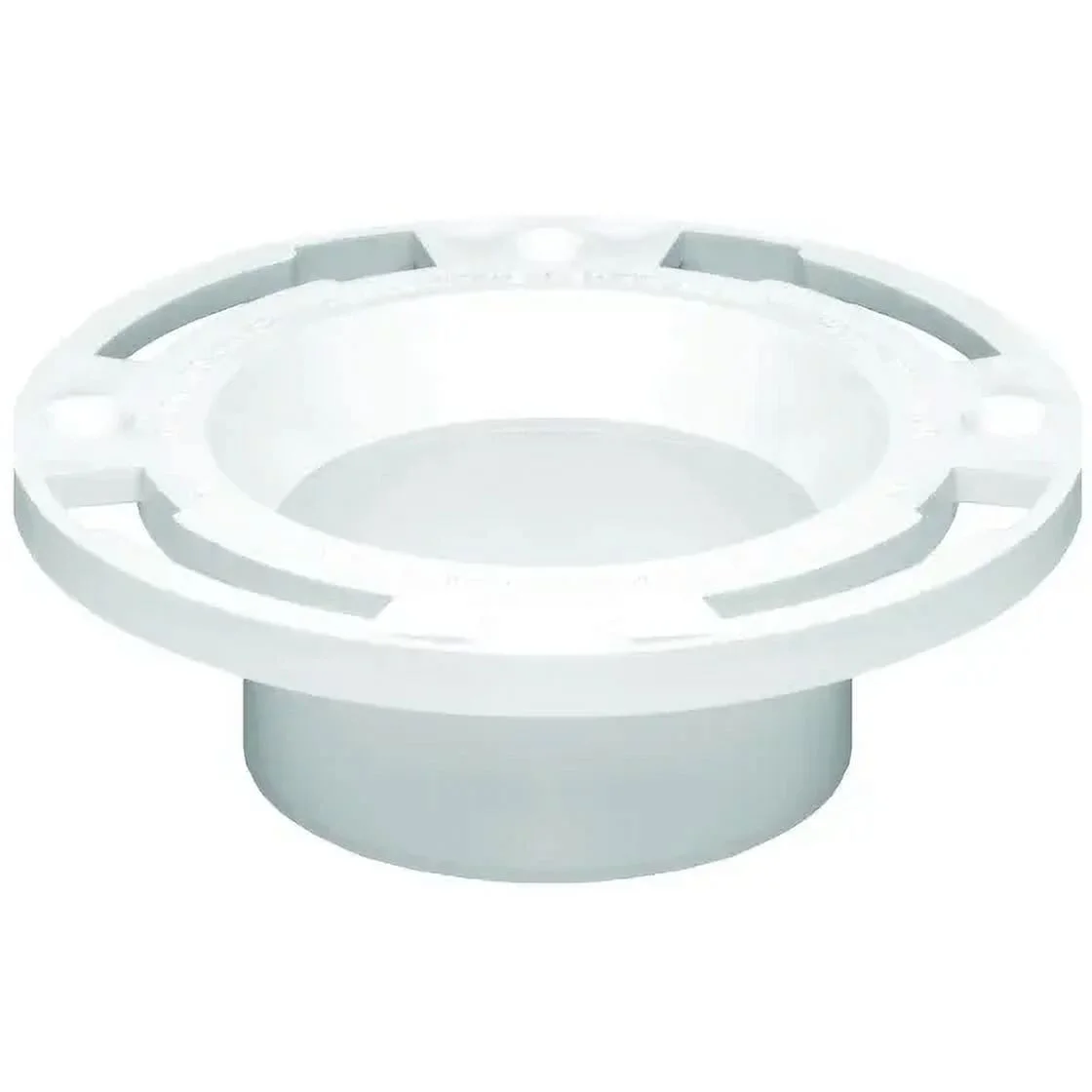 Oatey 43509 Inside Fit Closet Flange, 3 inch Connection, Pvc, White, Each