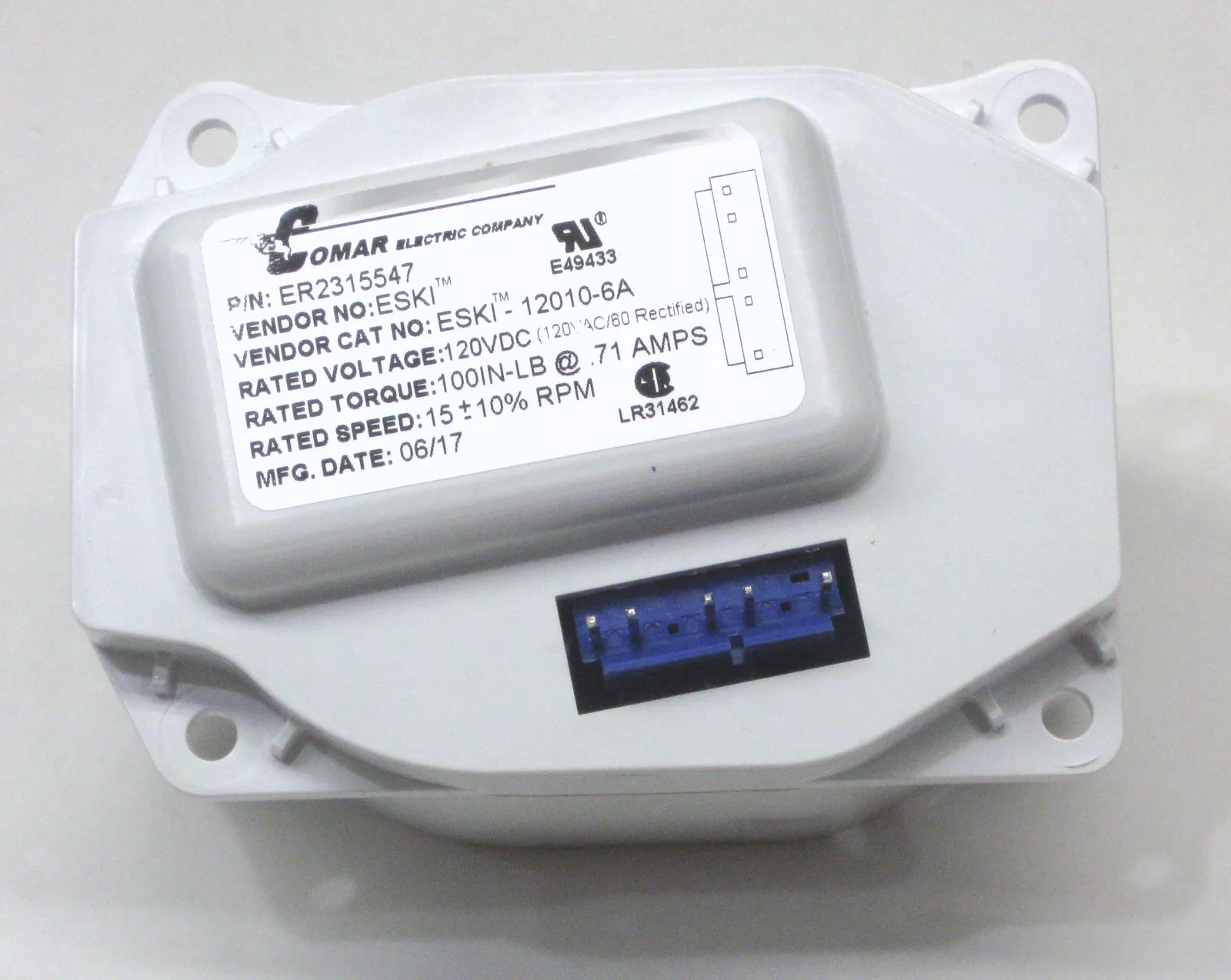 2315547 for Whirlpool Kitchenaid Auger Motor for Icemaker W10271509