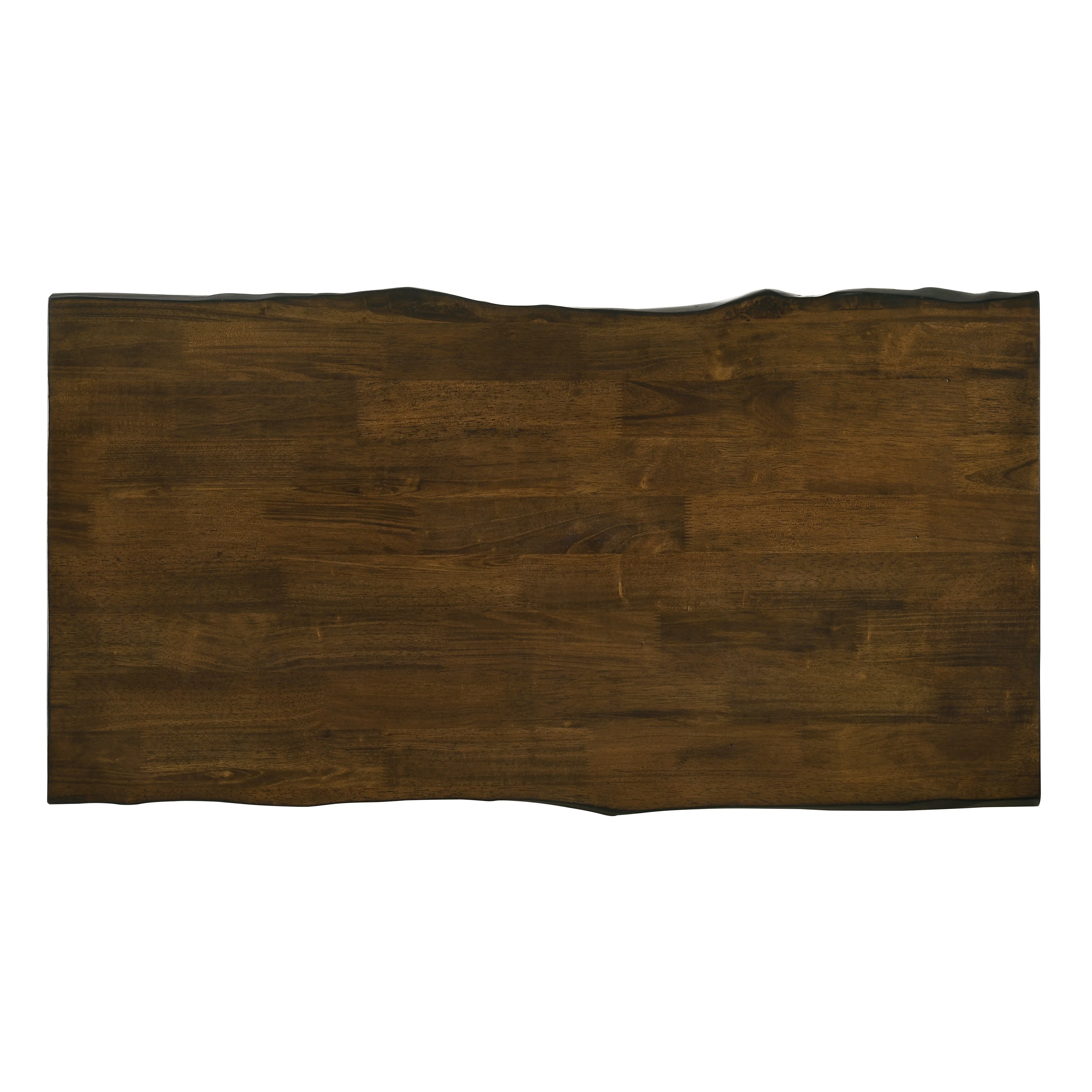 Furniture of America Kinlen Transitional Oak and White 47-inch Metal Coffee Table by