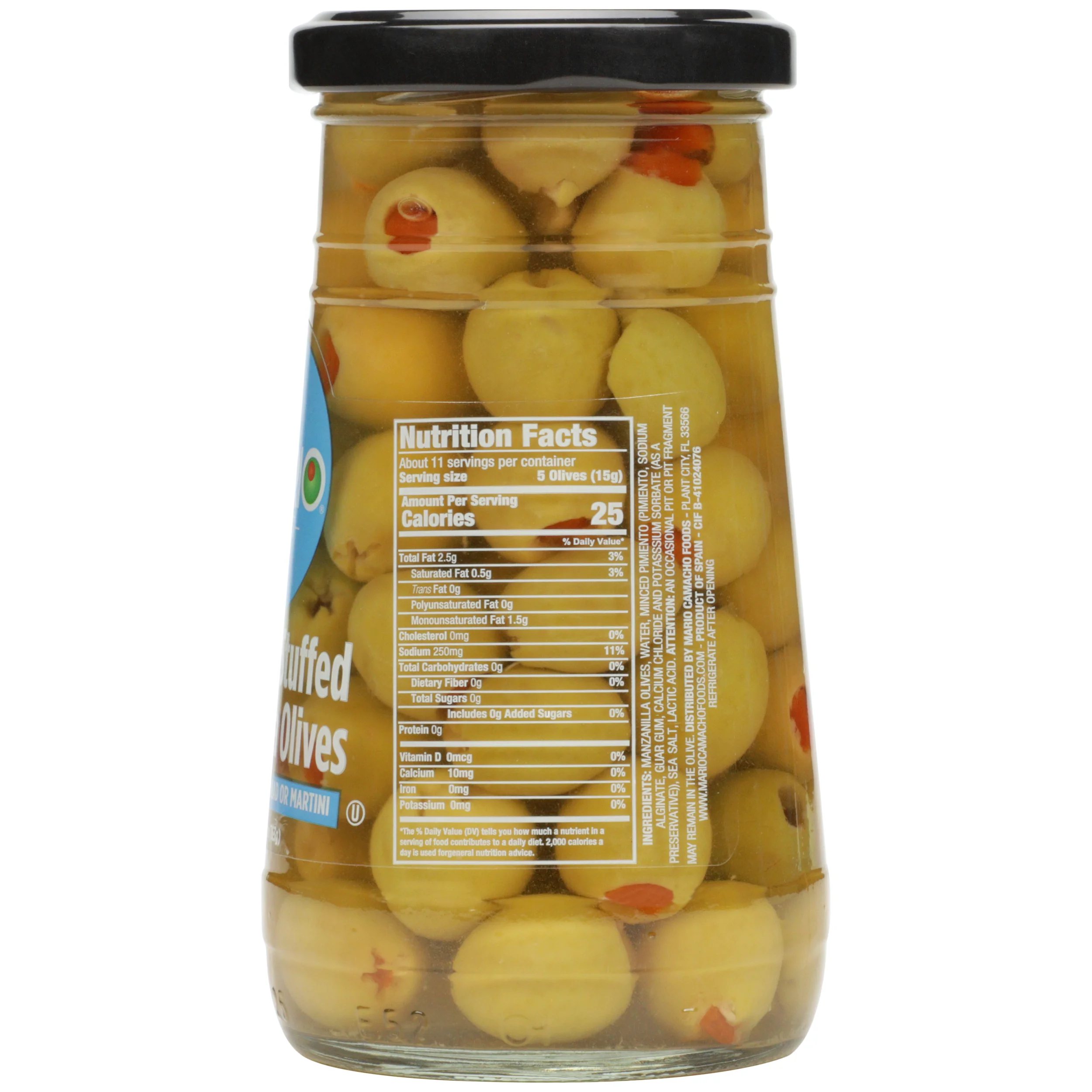 Mario Pimiento Stuffed Spanish Olives, 5.75 oz