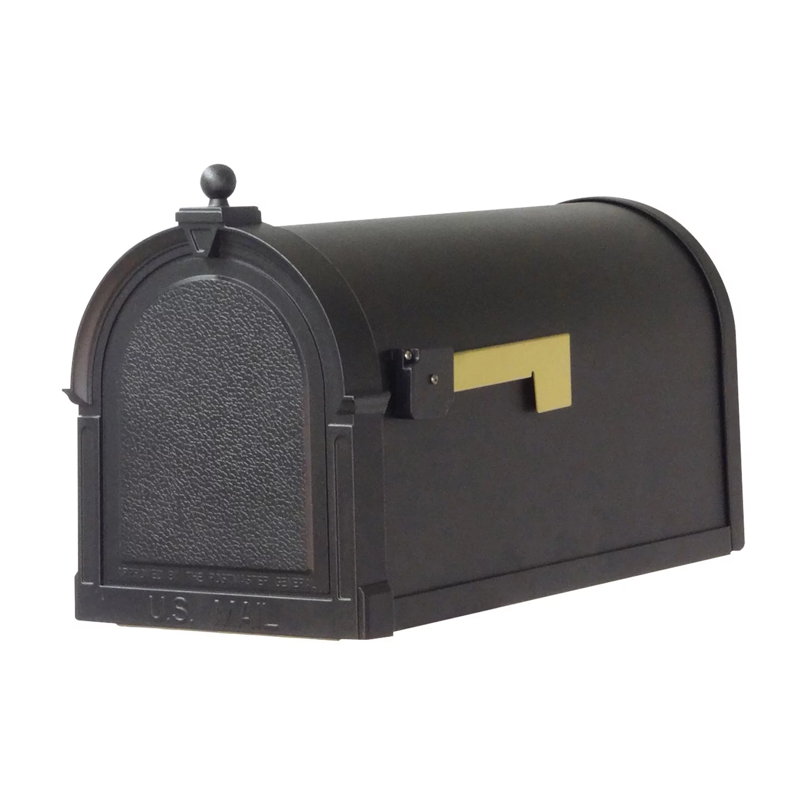 Special Lite Products SCB-1015-BLK Berkshire Curbside Mailbox Decorative Aluminum Vintage Mailbox
