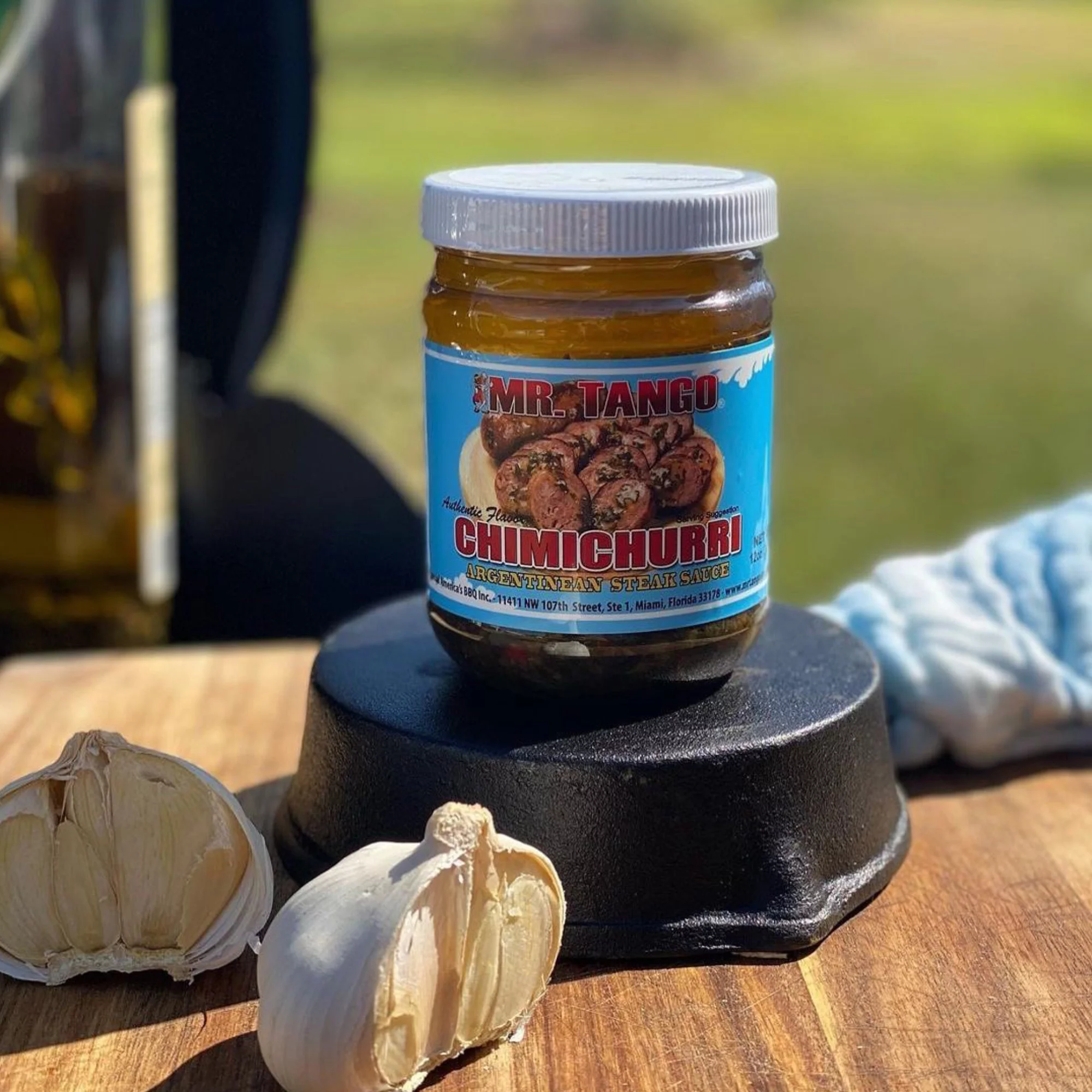 Mr. Tango Mild Chimichurri Steak Sauce, 12 oz Jar