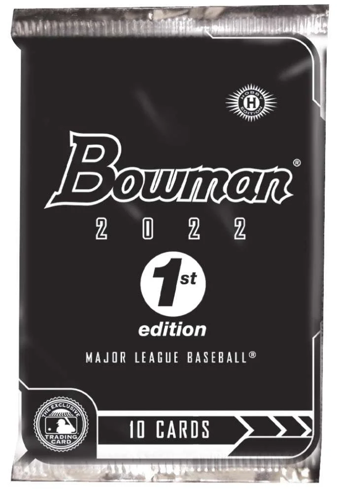 MLB Topps 2022 Bowman Baseball 1st Edition Trading Card HOBBY Box (24 Packs)