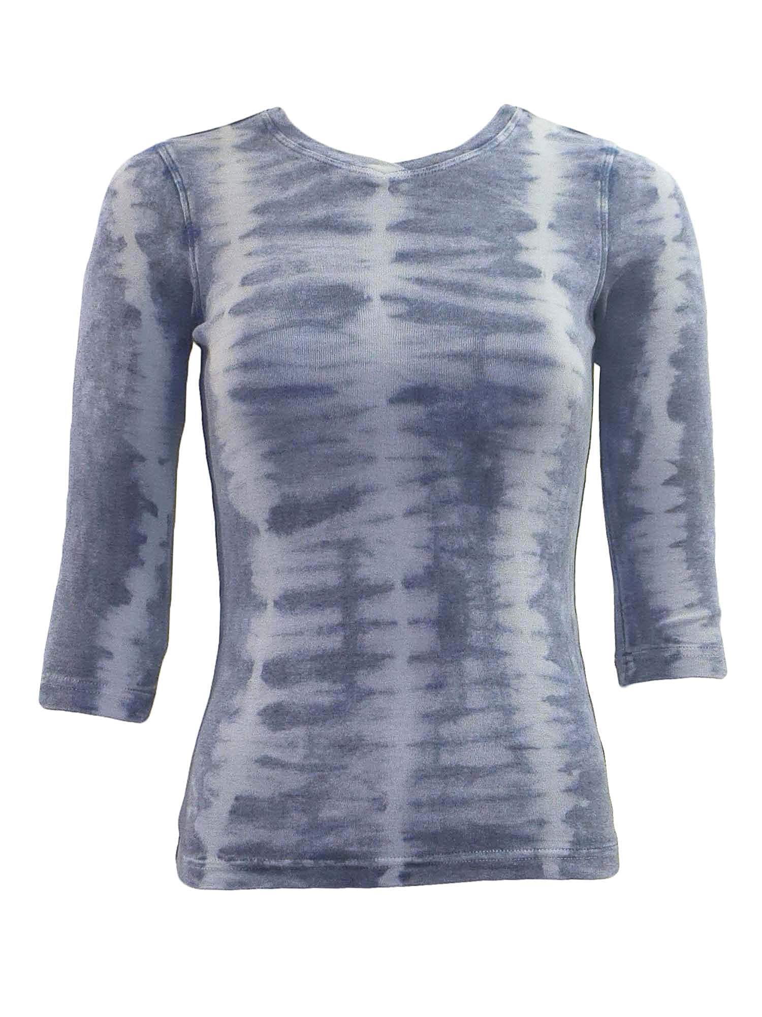 Hardtail V-neck Three Quarter Sleeve T-shirt T-193