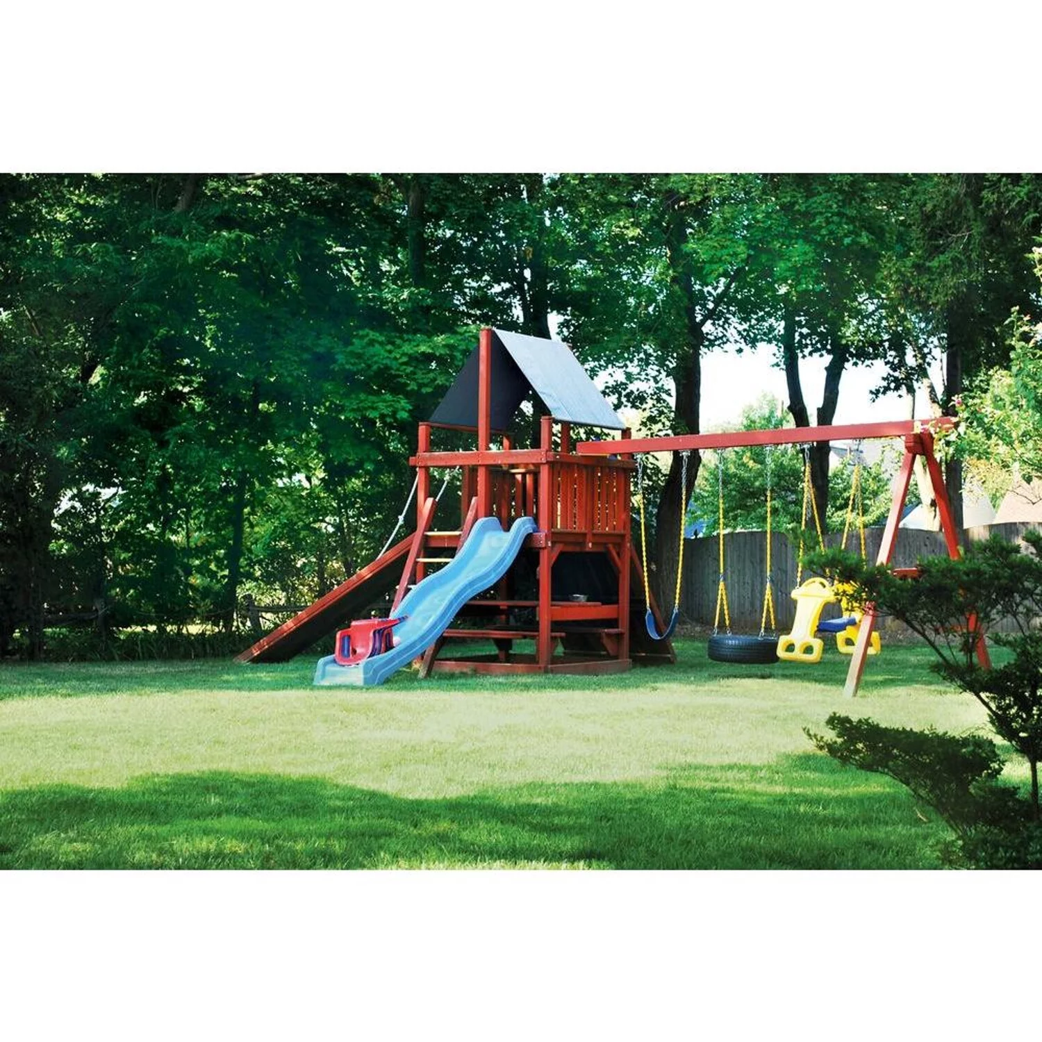 Riverstone Industries PF-615-Blue 5.8 x 15 ft. Knitted Privacy Cloth - Blue