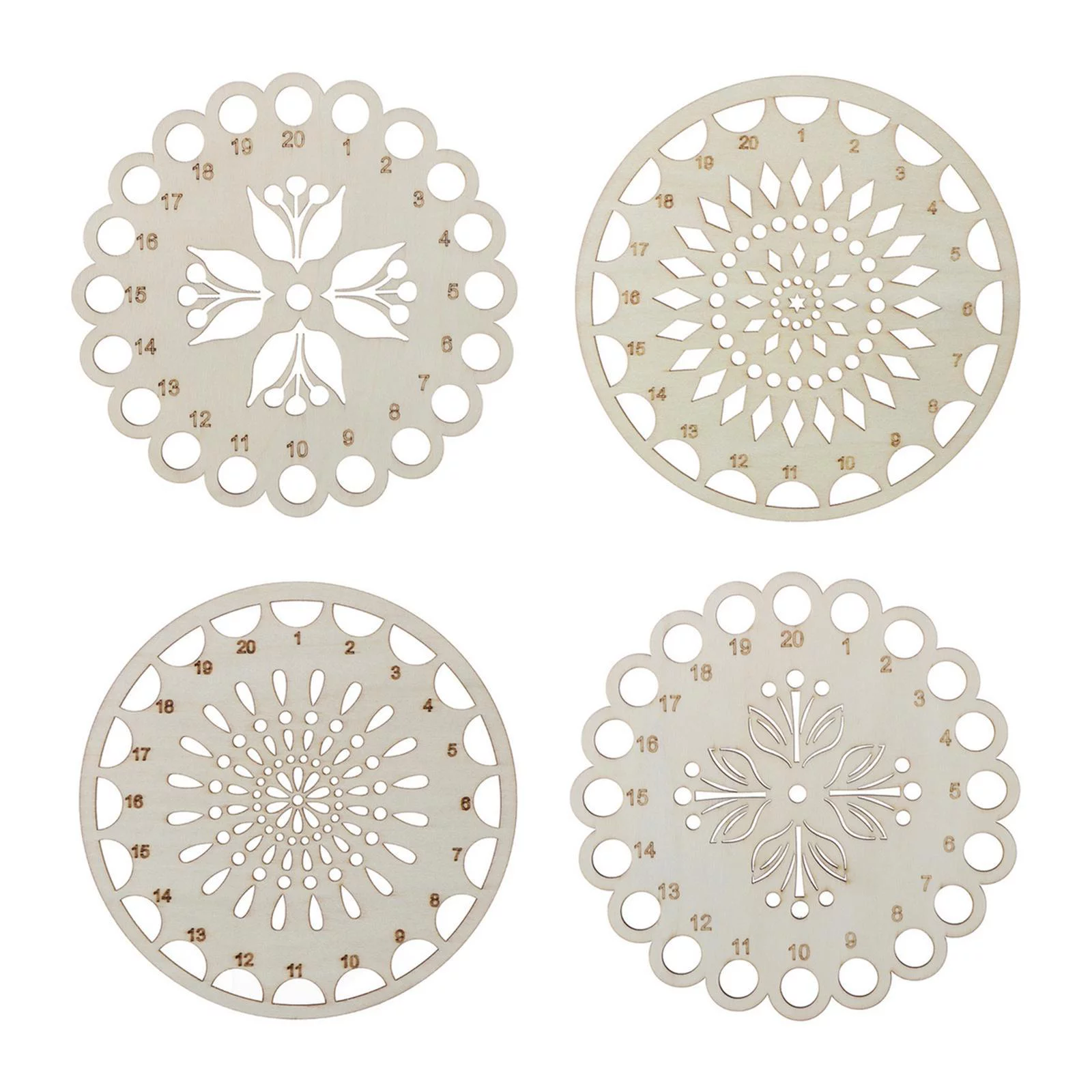 Wooden Embroidery Floss Organizer Yarn Holder Storage Cross Stitch Holder