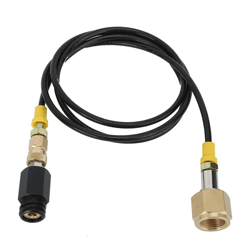 Qukaim C O2 Hose Adapter 1.5m W21.8-14 DIN477 CO2 Tank Adapter Soda High Pressure Hose Kit Accessories for SodaStream