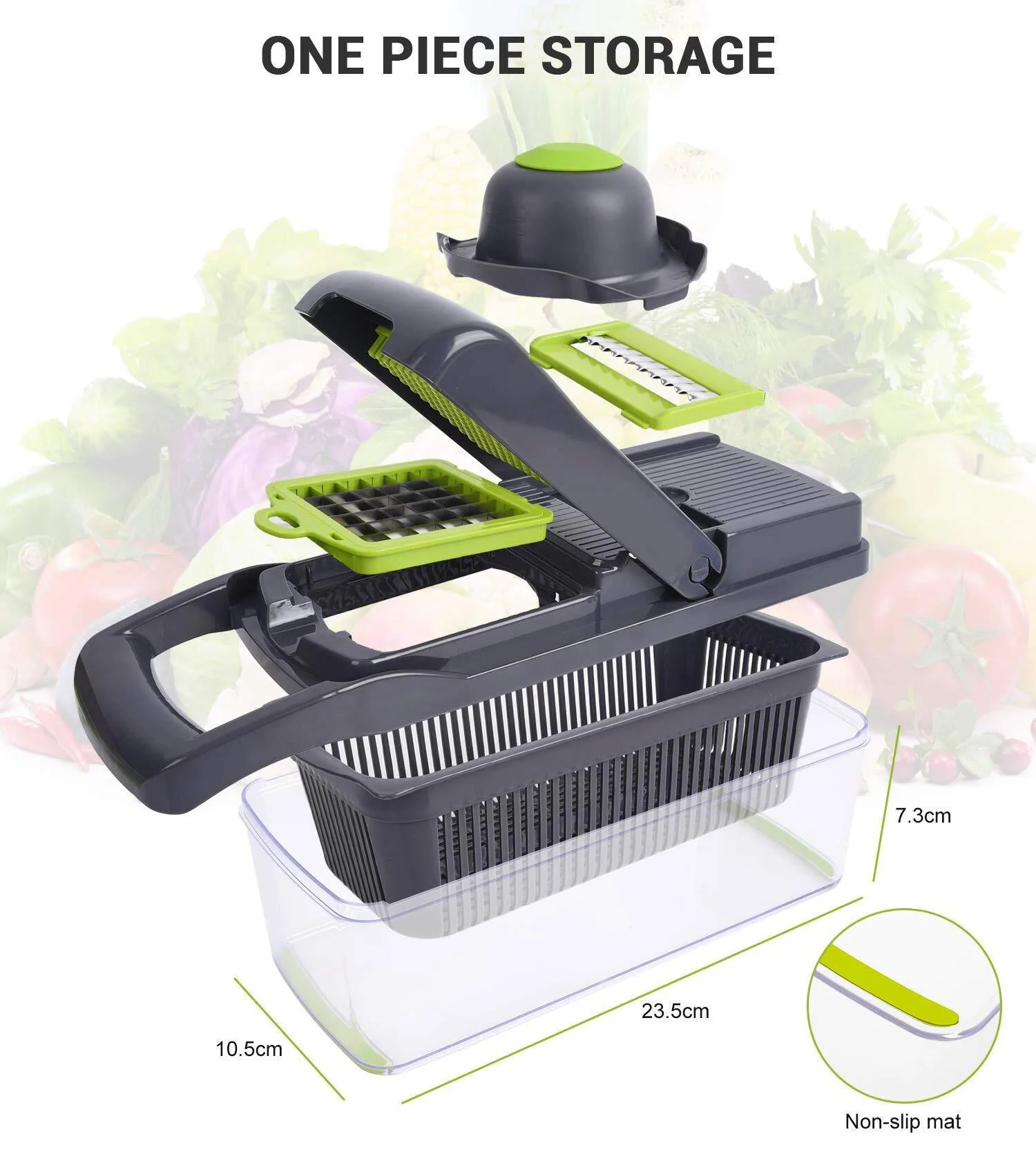 Multi-Function Vegetable Cutter, 8 in 1 Chopper Slicer, Kitchen Tools and Gadgets