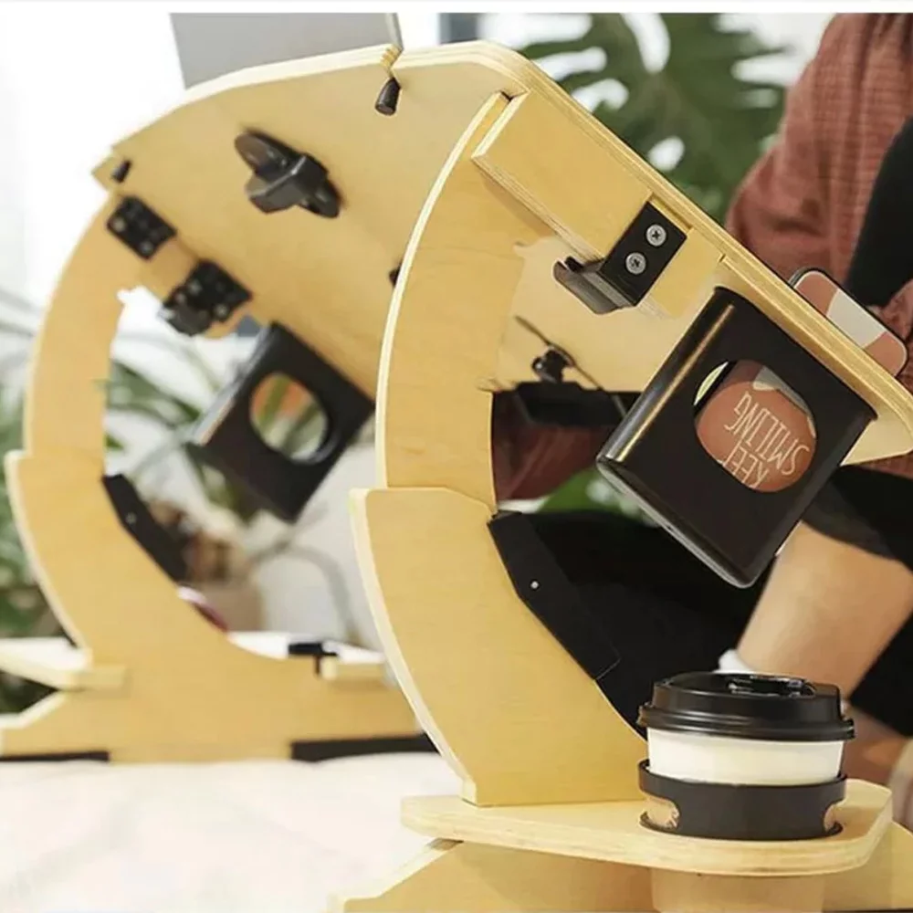 Foldable Laptop desk and Cup Slot,Laptop Desk Breakfast Tray with Foldable Legs Lazy Laptop Table (Black)