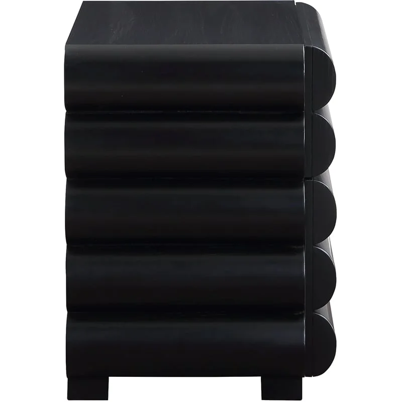 Meridian Furniture Maverick Black Night Stand / Side Table