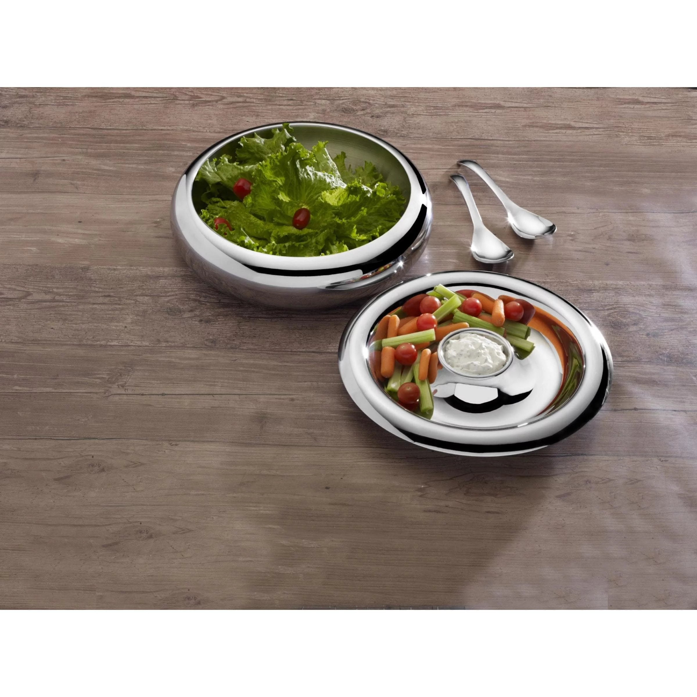 Mikasa 6pc Entertaining Set Stainless Steel