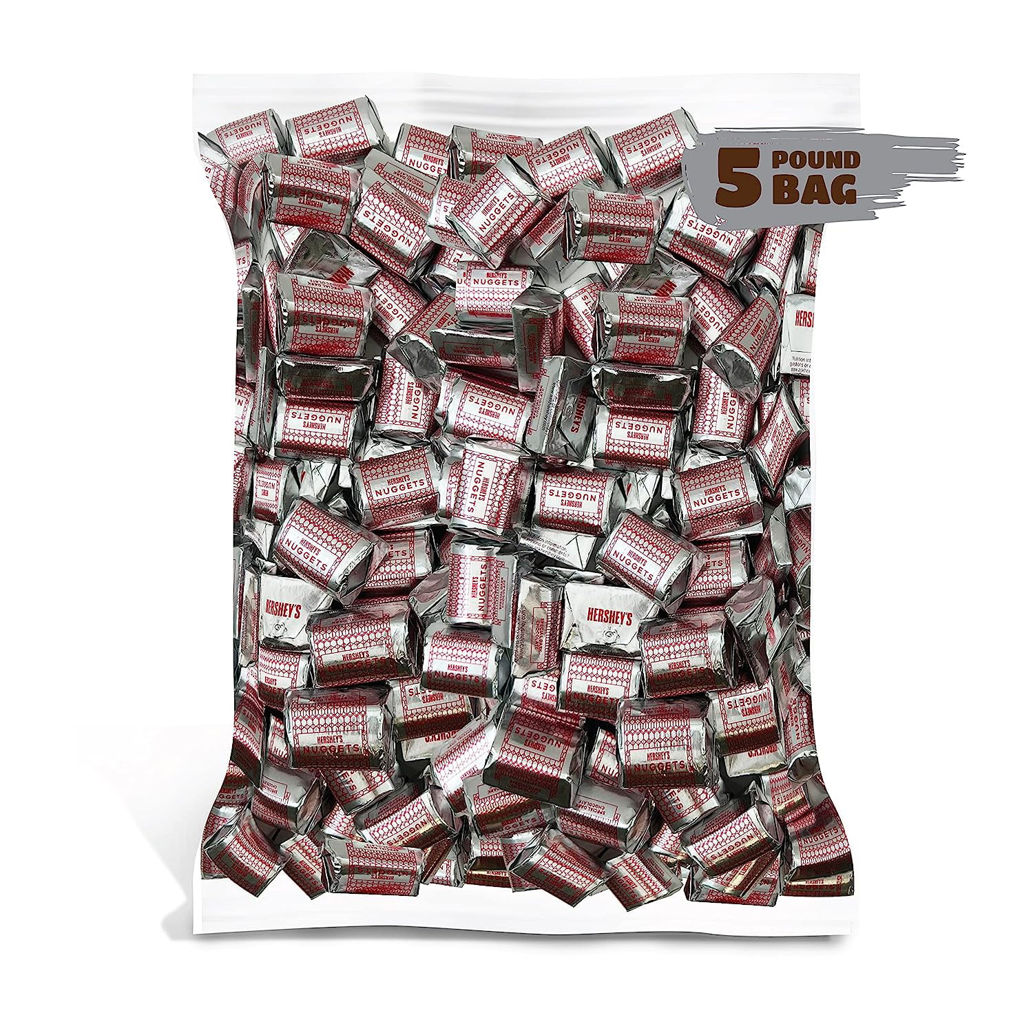 HERSHEY'S NUGGETS SPECIAL DARK Mildly Sweet Chocolate Easter Candy Bars, Bulk Pack, 5 Pounds (About 210 Count)