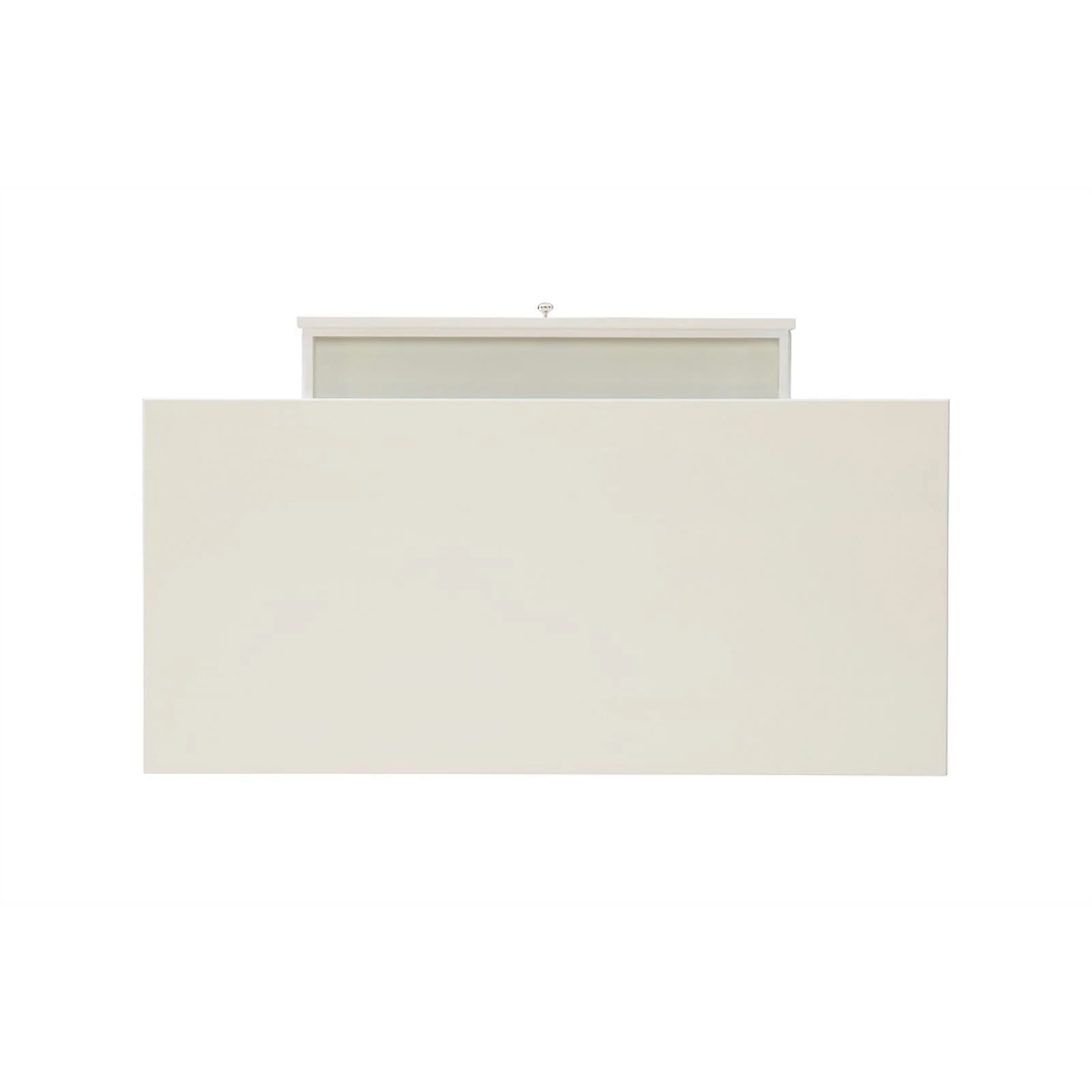 Linon Evans Wood One Drawer Desk in White