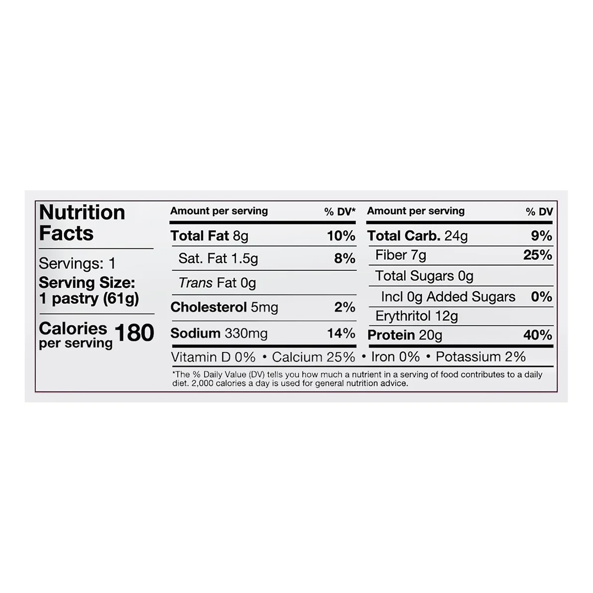 Low-Carb Toaster Tasty Pastry by Legendary Foods - Cake Style Birthday Cake Size: One Pack