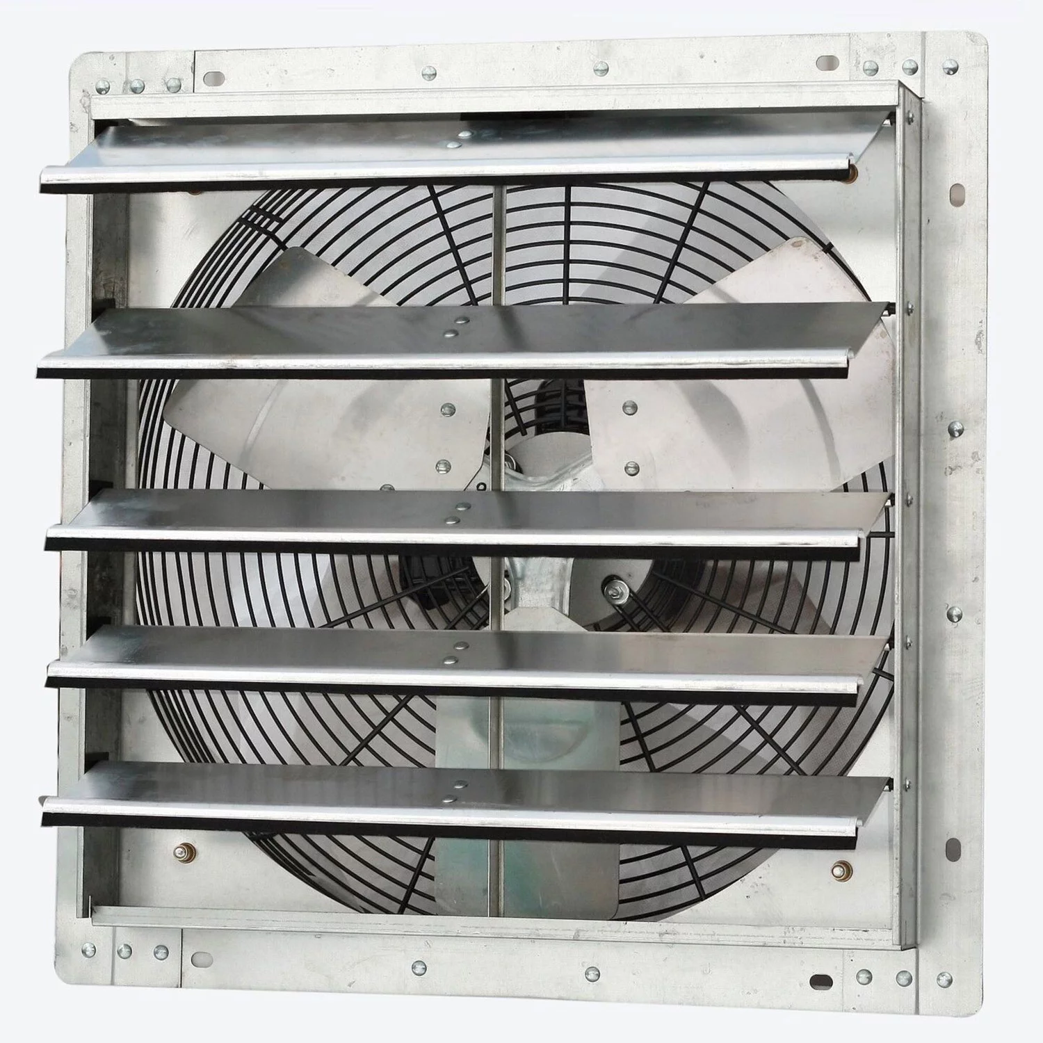 iLiving ILG8SF18V 18 Inch Variable Speed Wall Mounted Steel Shutter Exhaust Fan