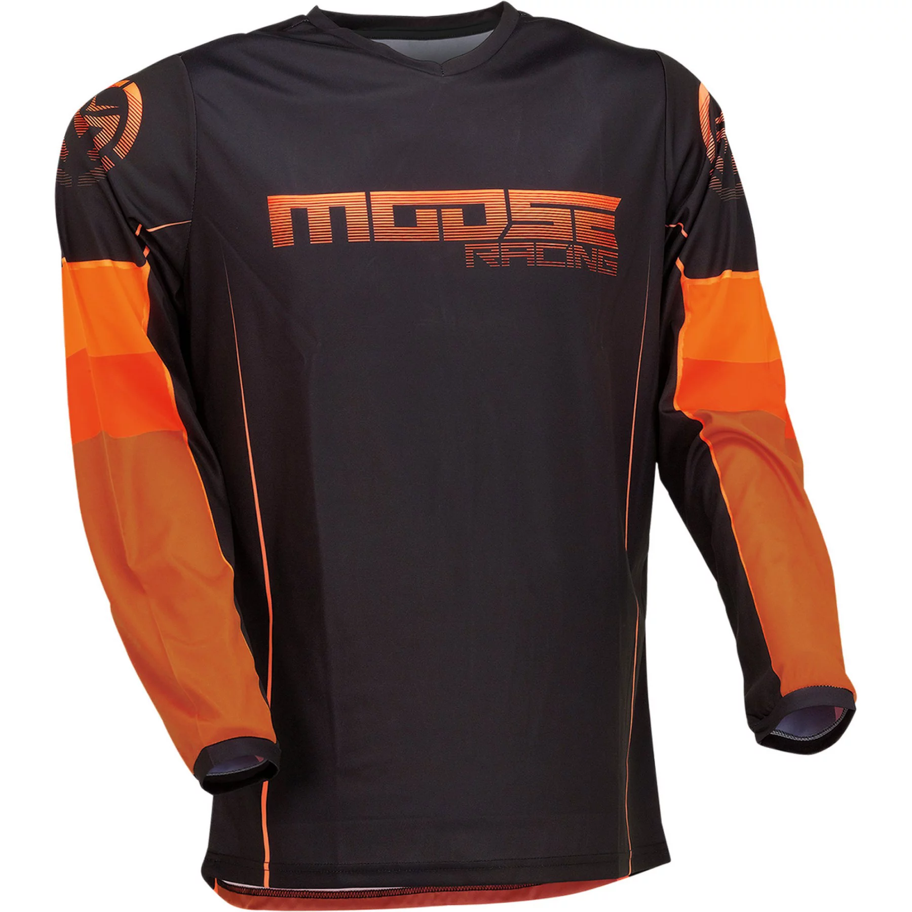 Moose Racing Qualifier Mens MX Offroad Jersey Orange/Gray 5XL