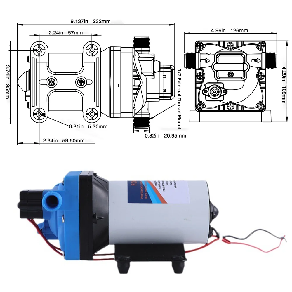 GoolRC Pump,Pump Water 70psi With Water Pump Pressure Pump Kitchen Rv With Water Pump Pump Caravan Owsoo Dazzduo Pristin Rv Owsoo Dazzduo Arealer