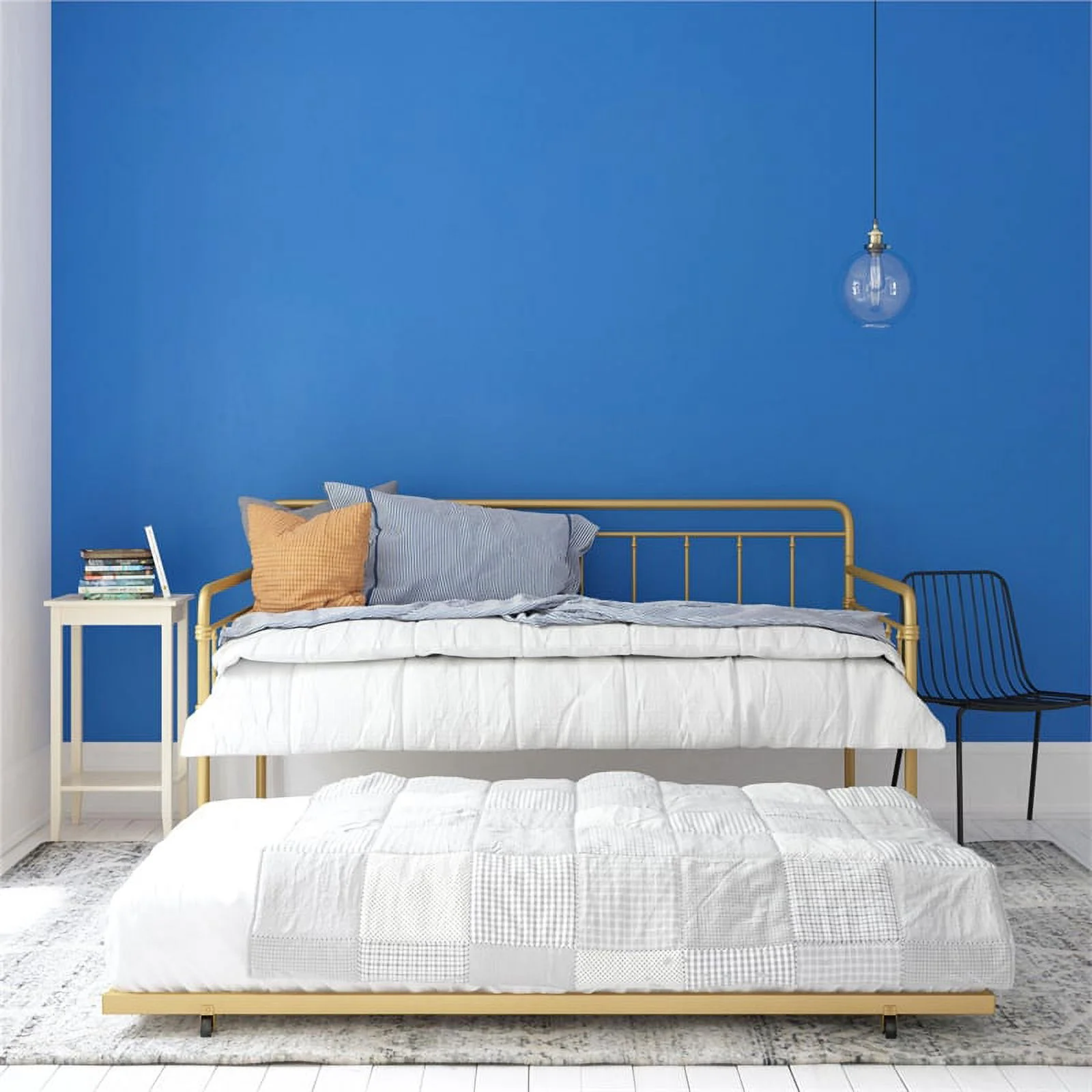 DHP Winston Metal Daybed/Trundle in Twin Gold