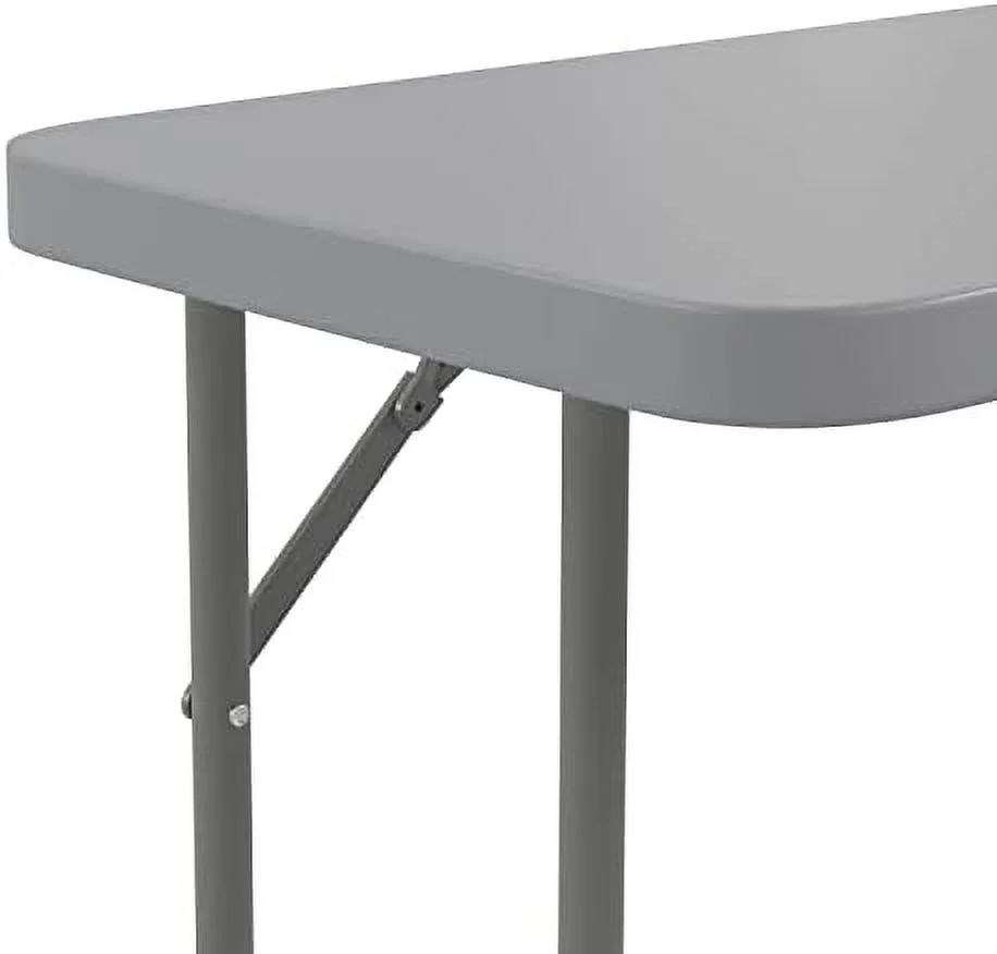 MQLIFEBOOM 6-Foot Black Plastic Folding Training Table