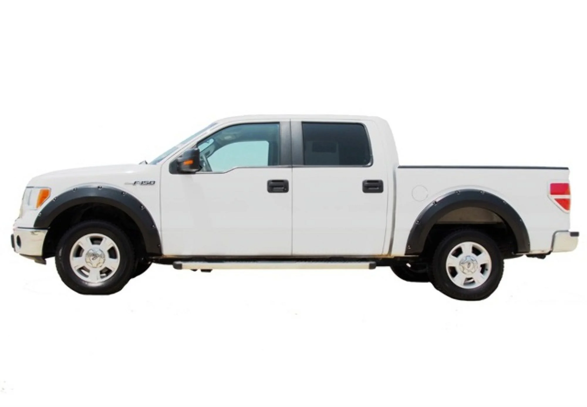 Lund By Realtruck RX312Ta Elite Series Black Rivet Style Textured Front Fender Flare - 2 Piece