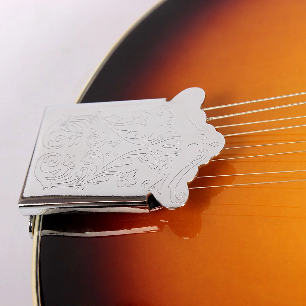 8-String Basswood Sunburst Mandolin Musical Instrument with Rosewood Adjustable