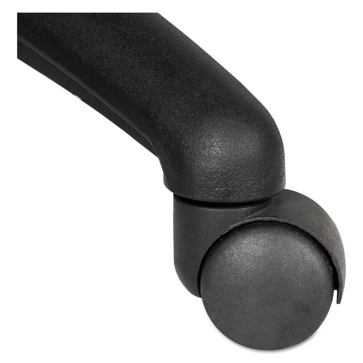 1PC Alera Dual Wheel Hooded Casters, Grip Ring Type B Stem, 1.5\\