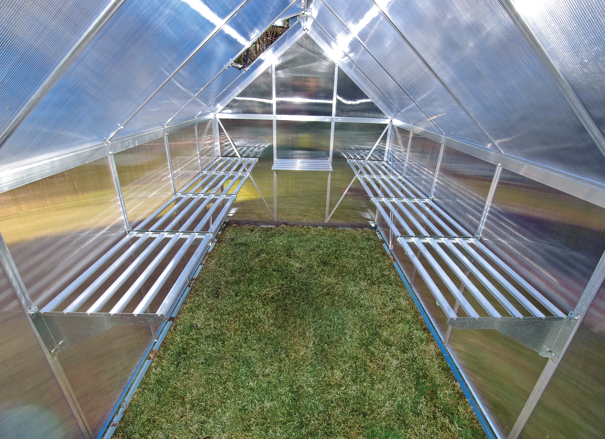 Palram - Canopia Heavy Duty Greenhouse Shelf Bundle (4 Shelves)