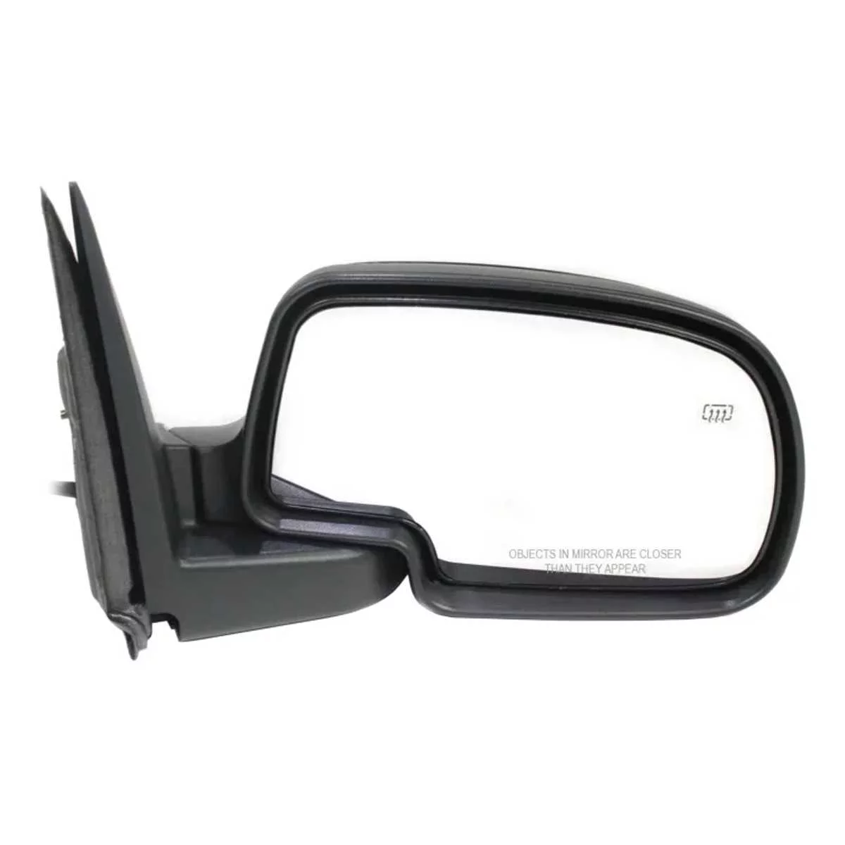 AutoShack Passenger Mirror Power Black Textured Heated Manual Folding Replacement for GMC Yukon 2007 Sierra 1500 Classic 2007 Chevrolet Silverado 1500 Classic Silverado 2500 HD Classic KAPGM1321293