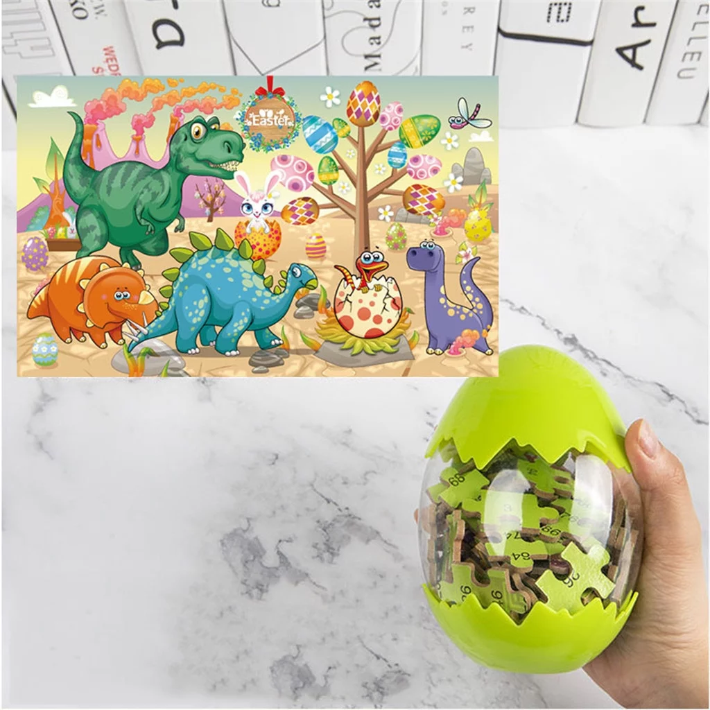 iju7gthy Toys for Boys 3-5 4Th of July Party Dinosaur Puzzle, Wooden Puzzles 60 Pieces Puzzles for Kids 3 Years+Dino Toys Boy
