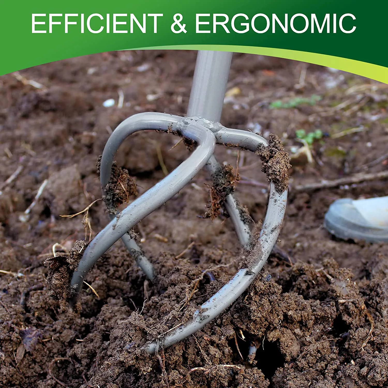 Upgrade Twist Tiller Manual Hand Tiller Garden Claw Cultivator with a Removable Big Claw, Garden Claw Tool Long Handle Steel Tiller Lawn Aerator Soli Lossener for Gardening Bed and Plant Box