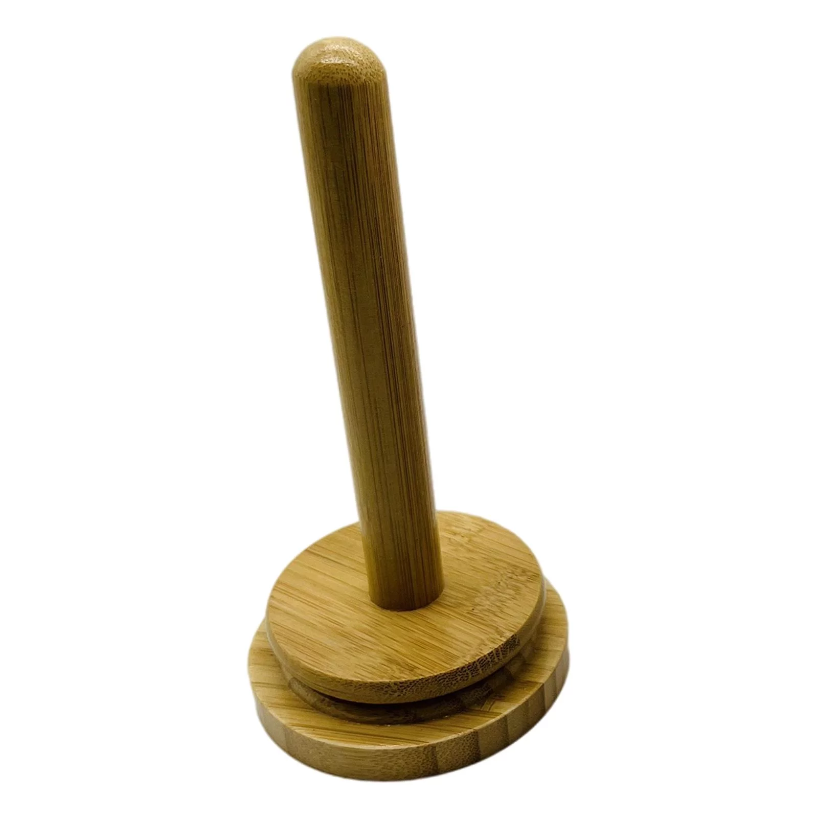 Wooden Yarn Holder Tissue Holder Rack Rotating Yarn Storage for Crochet