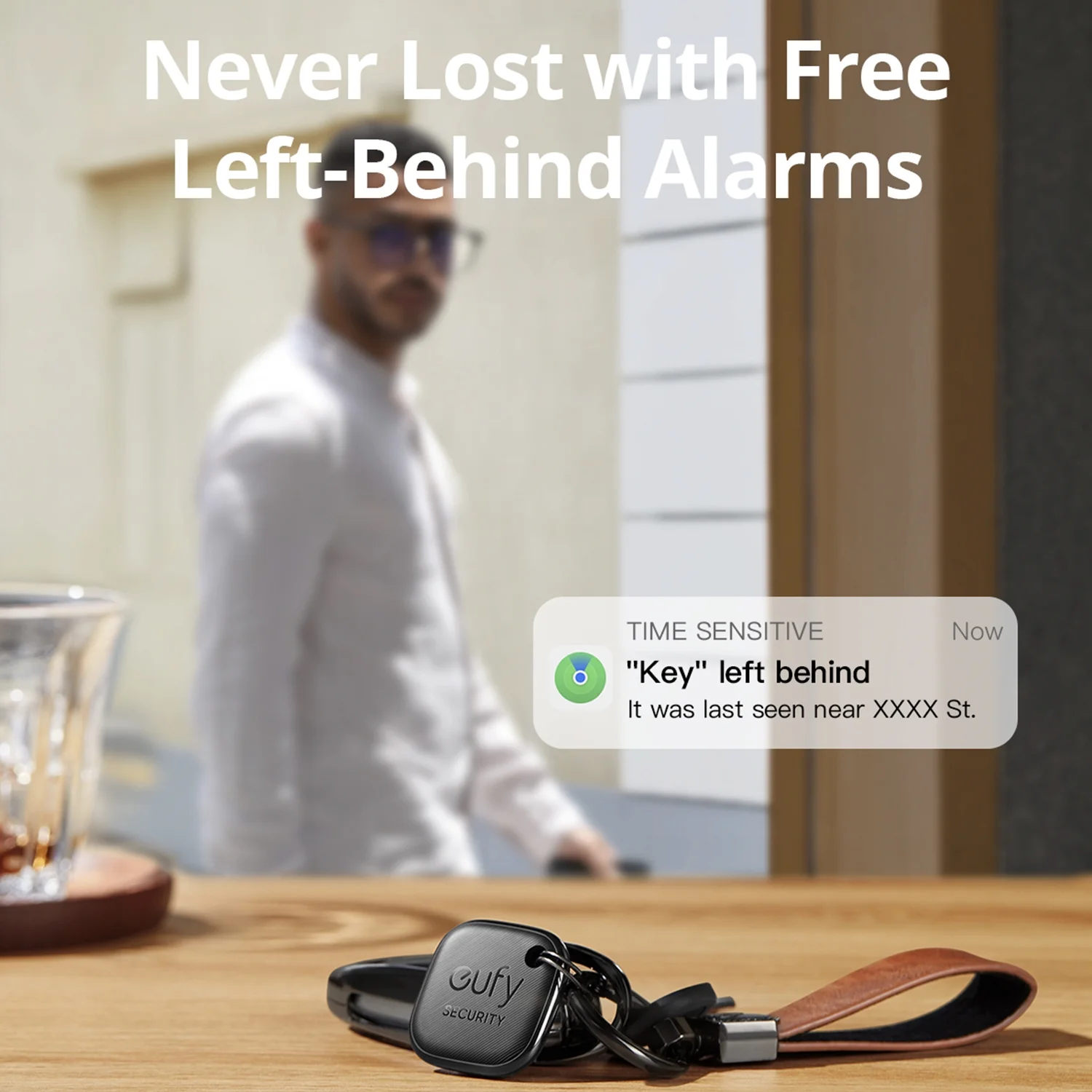 eufy Security SmartTrack Link, 2-Pack, iOS Only, E87B0011-4, Black, New