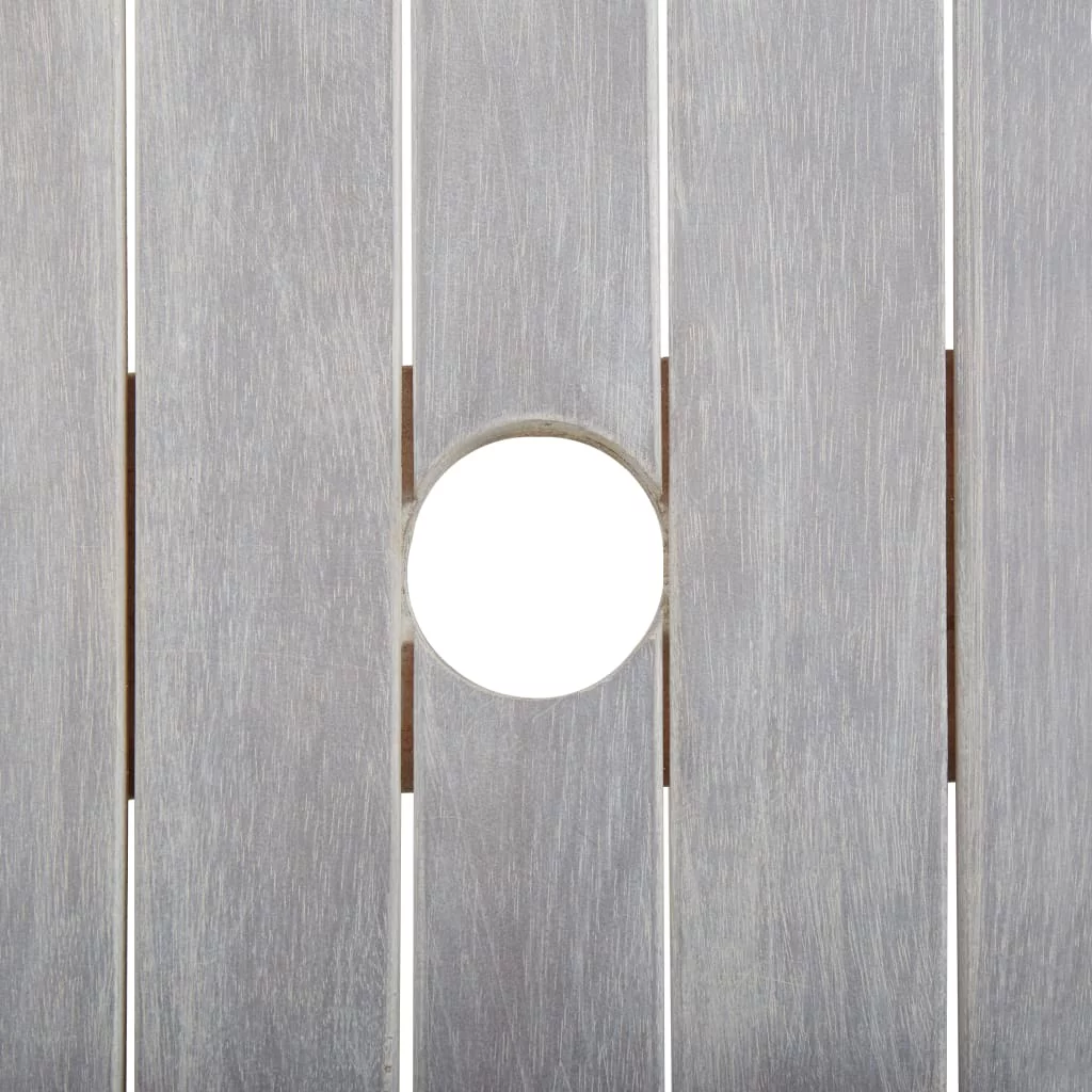 Andoer Patio Table Gray 78.7