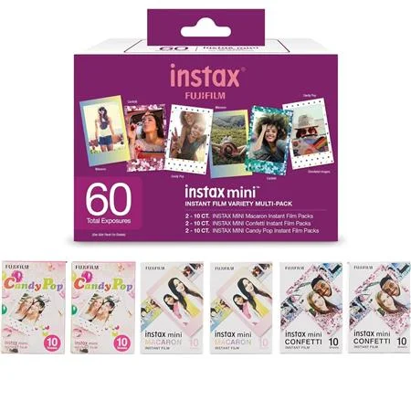 Fujifilm Instax Mini Variety Film Value Pack 60 Count
