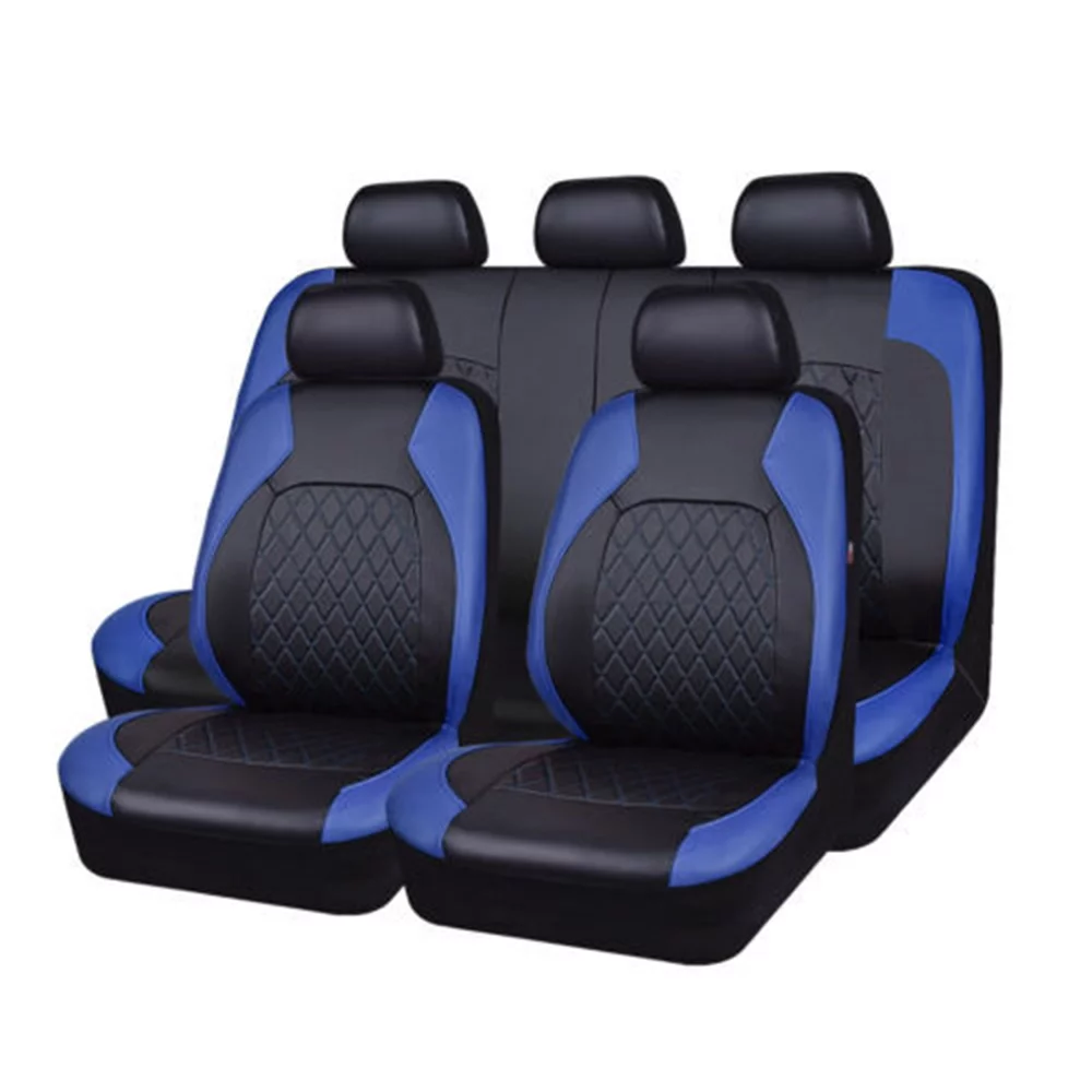 Pristin Cushion,Set - 9 Universal 9 Pieces PU Leather Car SUV Car Seat Covers Leather Seat Set Seat Set Interior - Enhance Car’s Cars SUVs Vehicles Pieces - Enhance - Suitable Cars Set Cushion Car