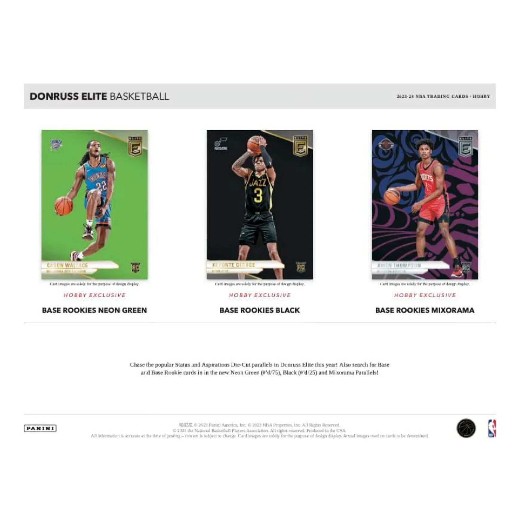 2023-24 Panini Donruss Elite Basketball Hobby Box - 48 cards, 2 autographs